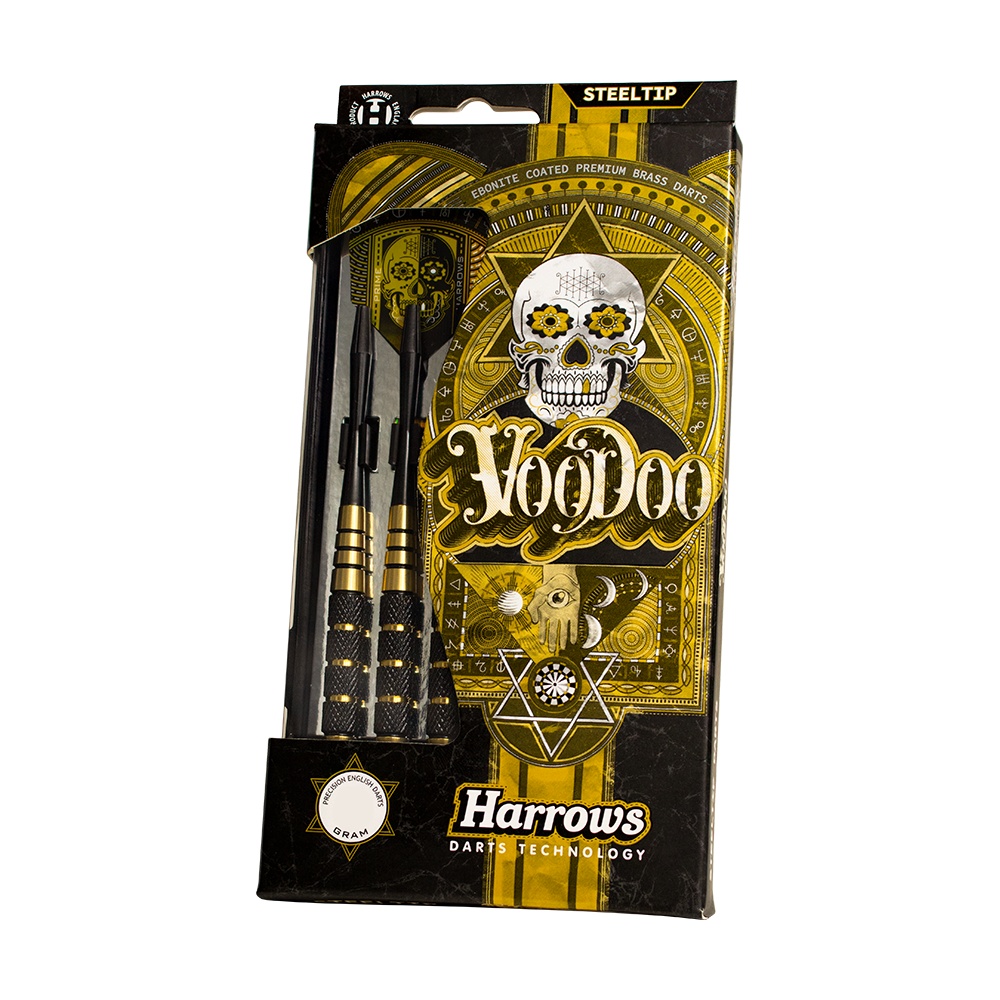 Dardos de acero Harrows Voodoo Brass