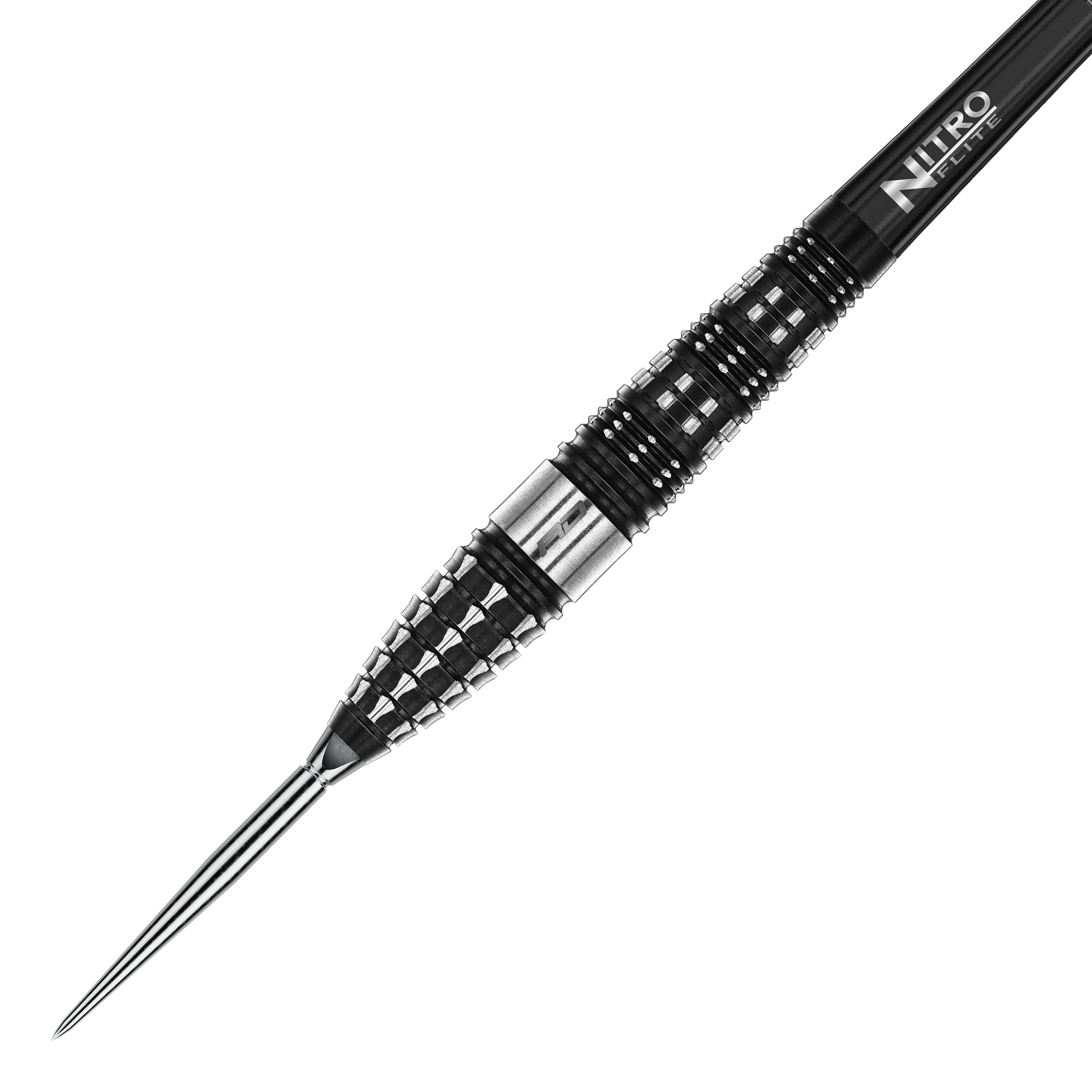 Dieses Bild zeigt die Red Dragon Recon Torpedo Steeldarts - 23g. Die Darts liegen nebeneinander auf einer weißen Fläche.