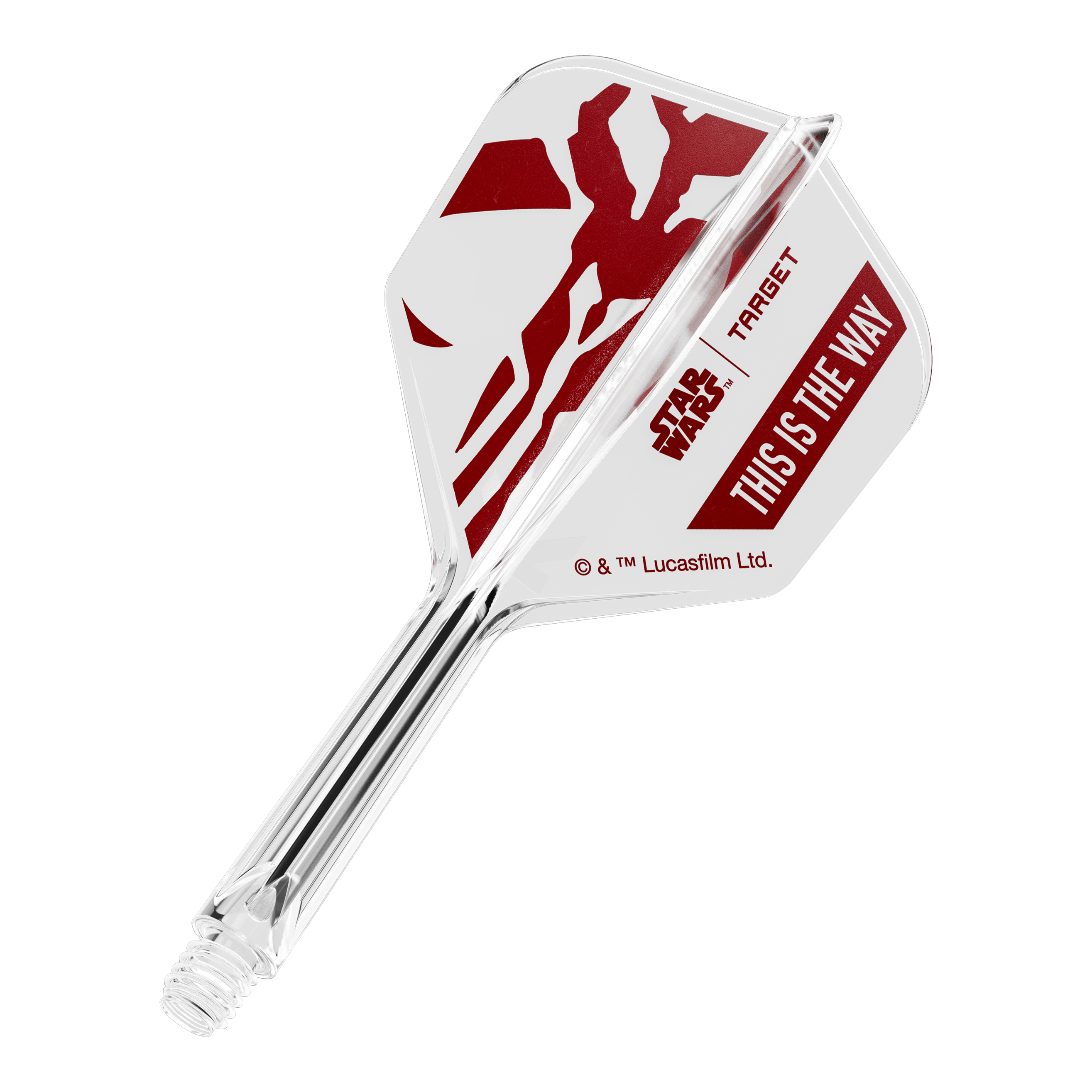 Set Target Star Wars K-Flex Mandalorian No6 Vuelos Das Bild zeigt das Produkt mit dem Dateinamen 410624_Target_StarWars_K-Flex_ThisIsTheWay_No6_Flights_26mm_1b. Dieses Produkt steht vermutlich unter dem Motto 'This Is The Way' aus Star Wars.