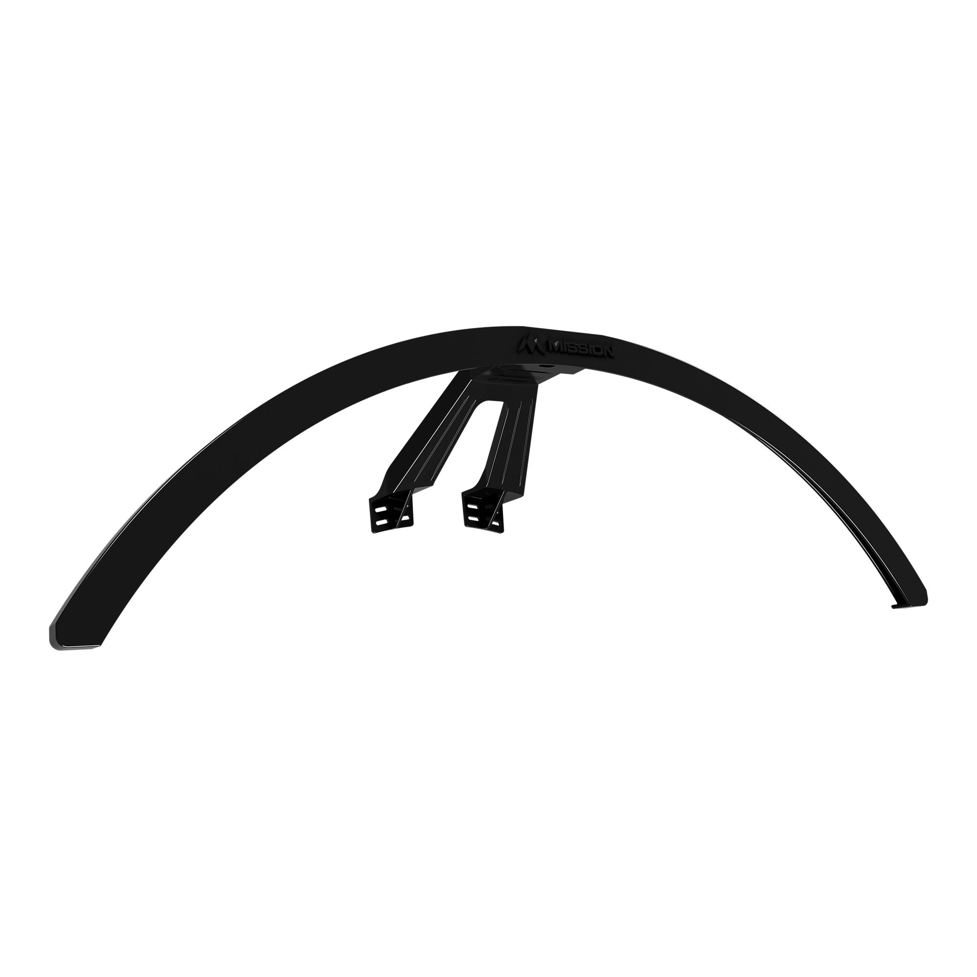 Sistema de iluminación Mission Torus ST para dianas electrónicas Das Bild zeigt das Mission Torus ST Beleuchtungssystem für elektronische Dartboards. Es handelt sich um einen gebogenen, schwarzen Lichtbogen, der über dem Dartboard angebracht wird.