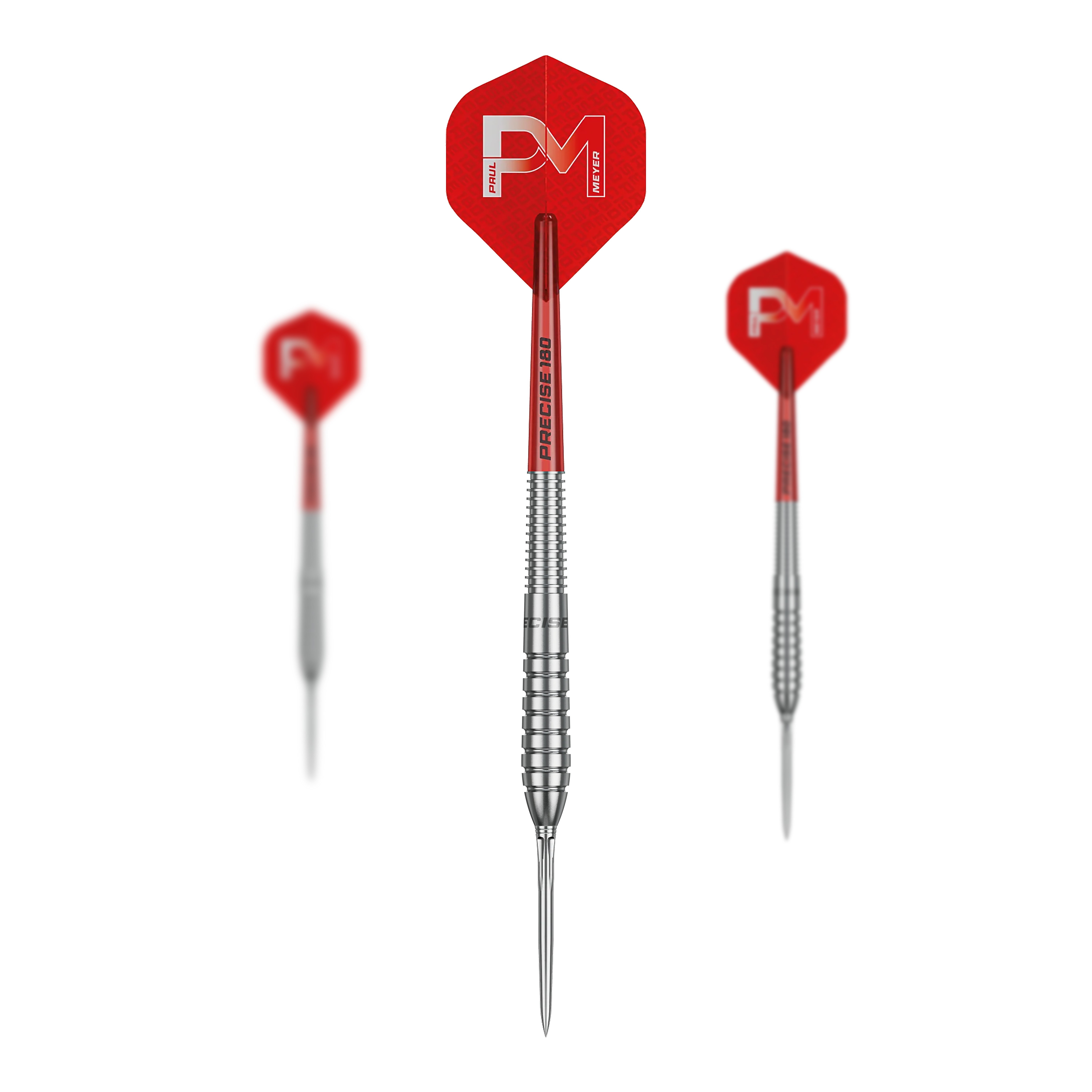 Das Produkt ist die Precise 180 Paul Meyer Version 1 Steeldarts. Perfekt für professionelle Dartspieler geeignet.