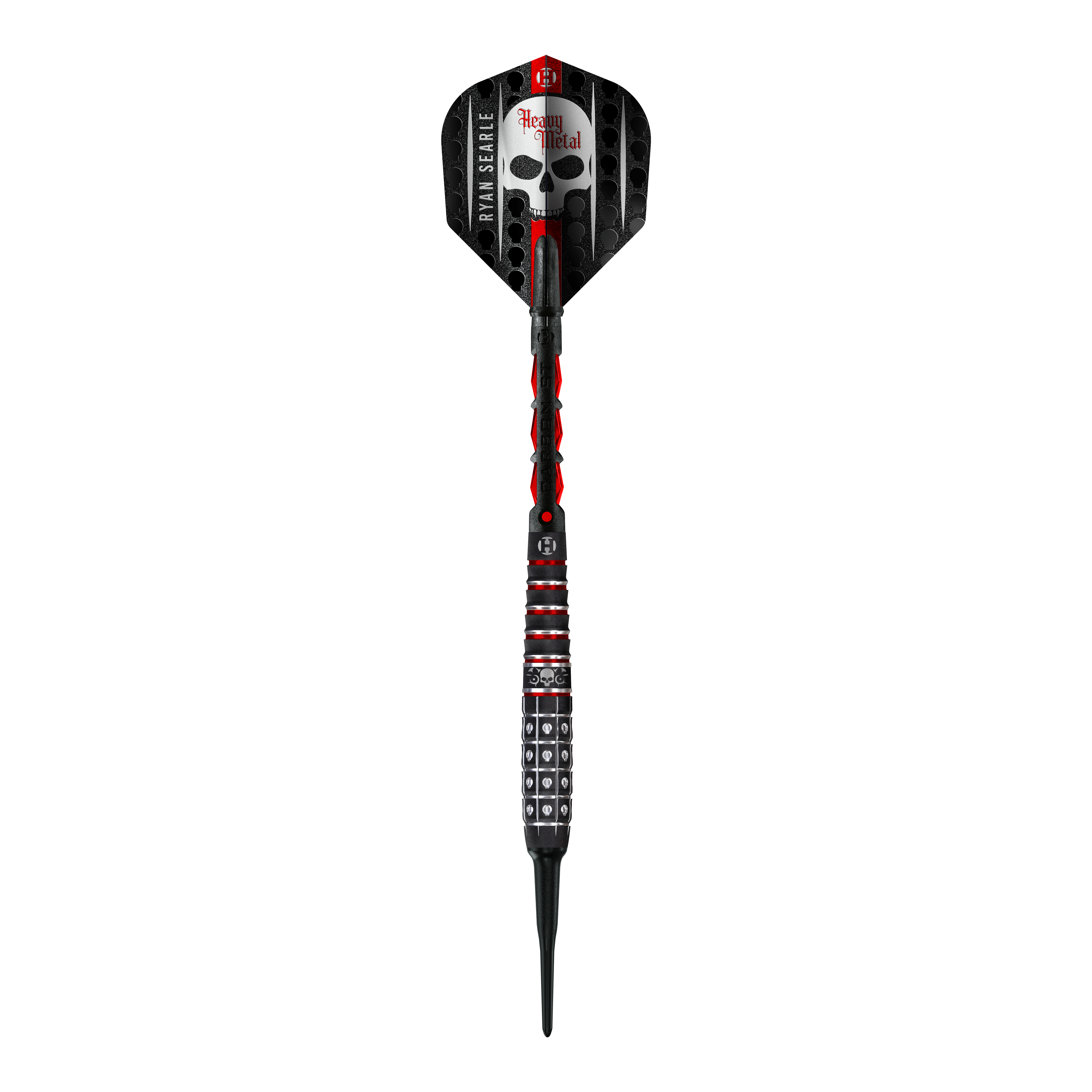 Zu sehen sind die Harrows Ryan Searle Series 3 Softdarts. Diese Softdarts sind für den professionellen Einsatz geeignet.