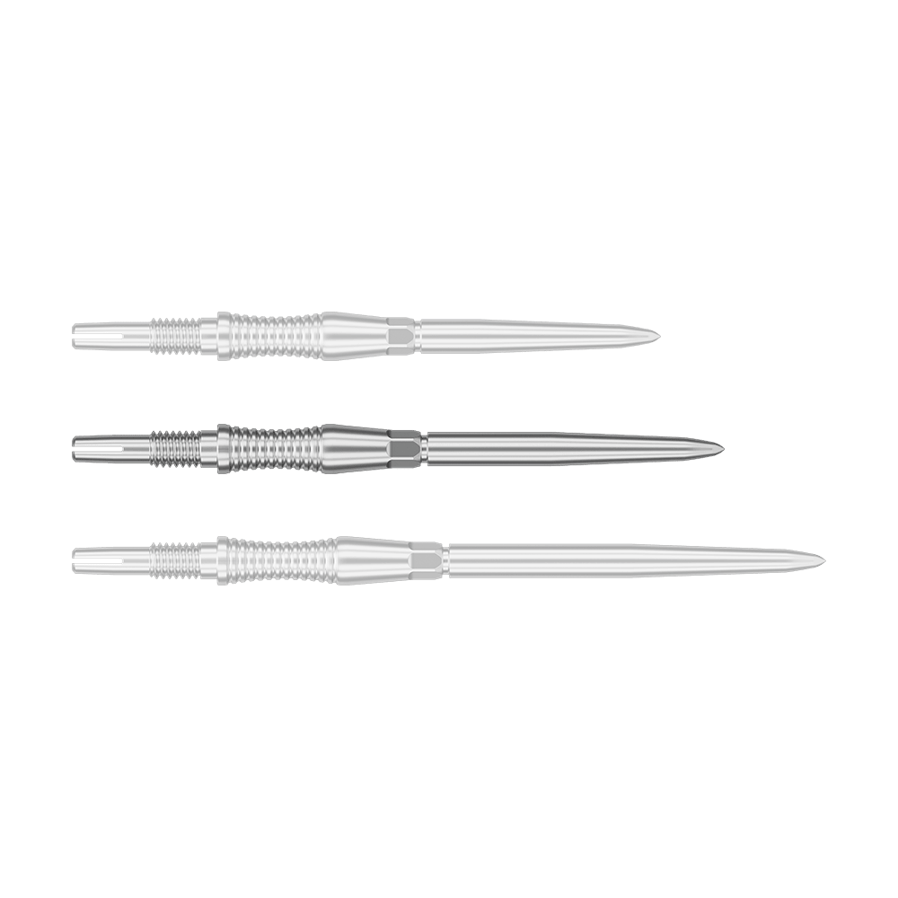 Puntas de dardos Target Swiss Point Signature RST - Plata Das Foto zeigt ein Produkt mit dem Dateinamen 340301_Target_Swiss_Point_Dartspitzen_Signature_RST_Silber_35mm_1. Dies sind wahrscheinlich silberne Dartspitzen mit einer Länge von 35 mm.