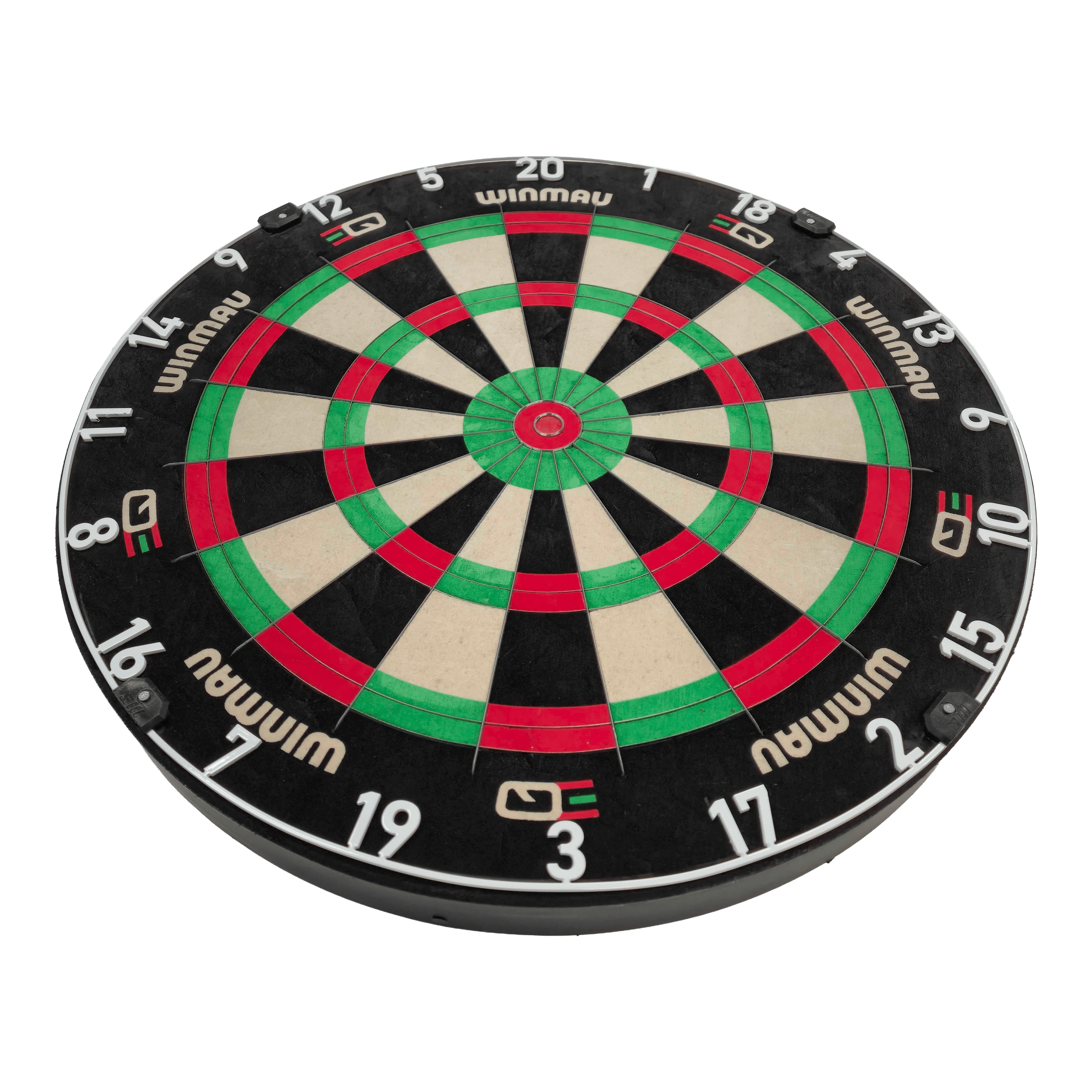 Abgebildet ist das Winmau Equalizer Steeldartboard. Das Board ist speziell für Steeldarts ausgelegt.