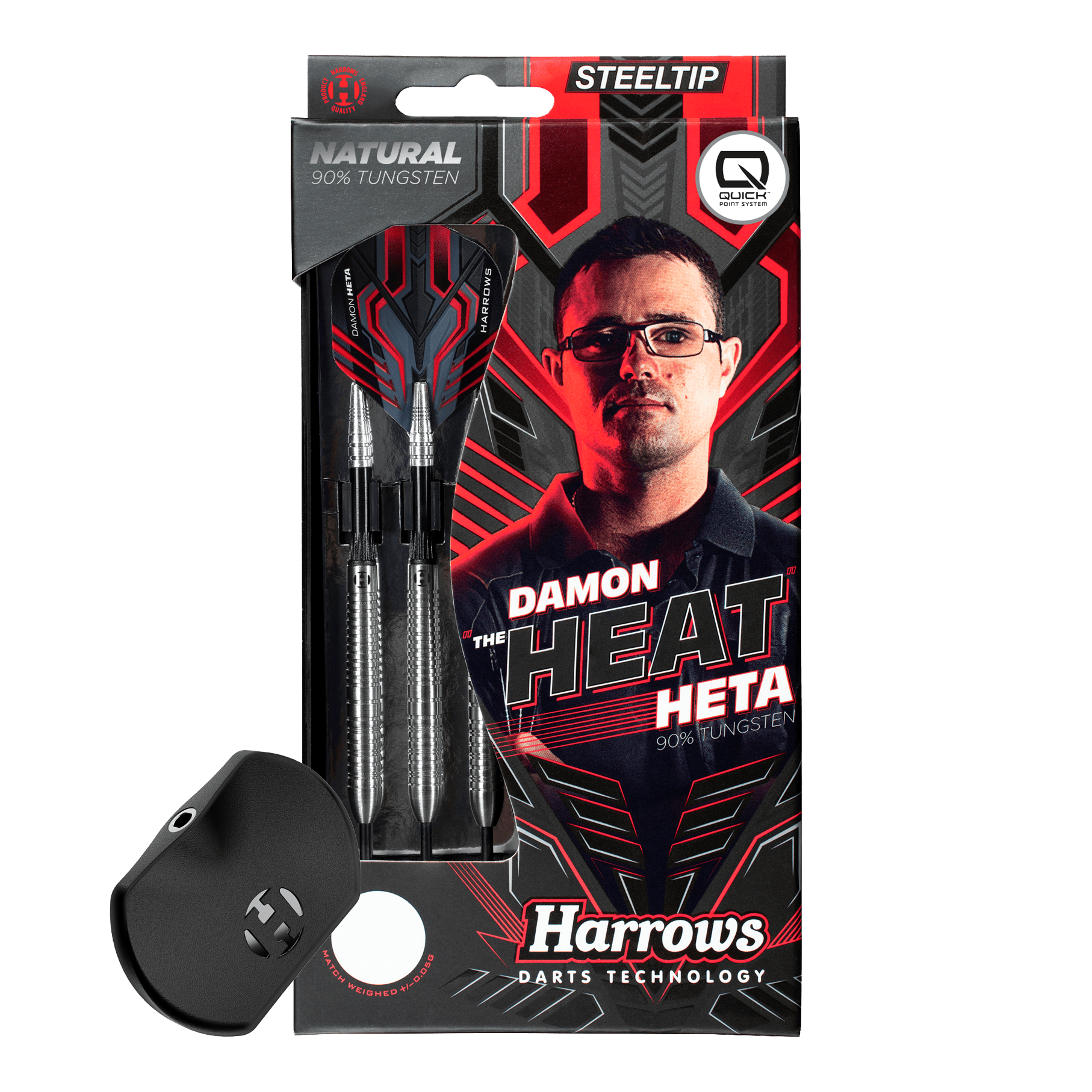 Dardos de acero Harrows Damon Heta Natural Quick Point Abgebildet ist der Harrows Damon Heta Natural Quick Point Steeldart. Dieser Dart zeichnet sich durch seine Qualität und Langlebigkeit aus.