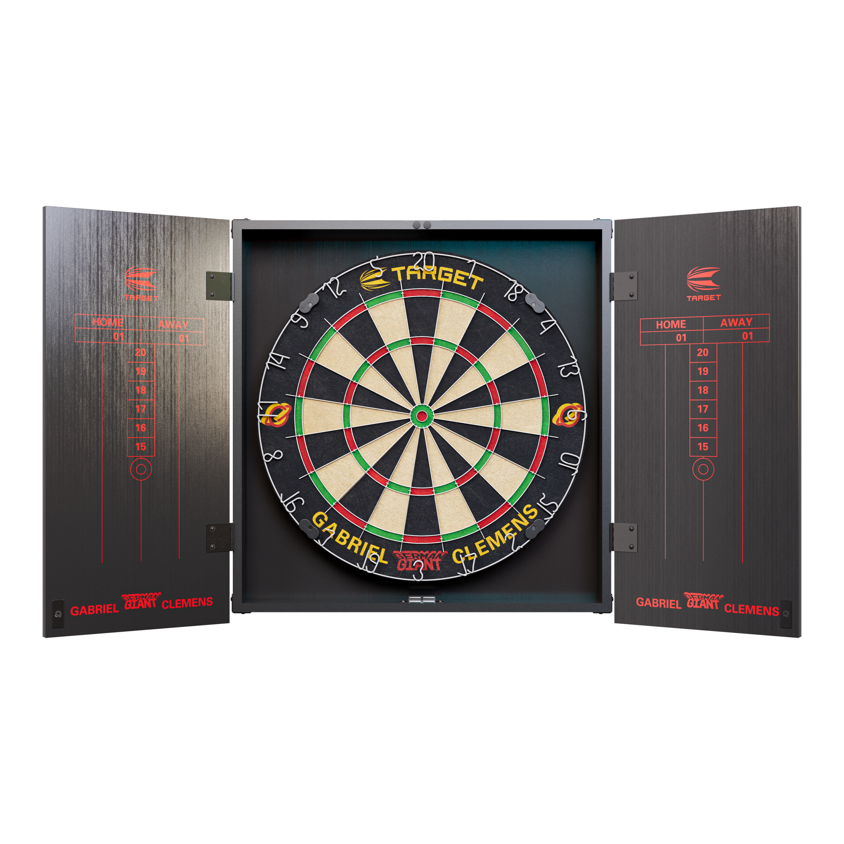 Target Gabriel Clemens Kabinet Dartboard Set