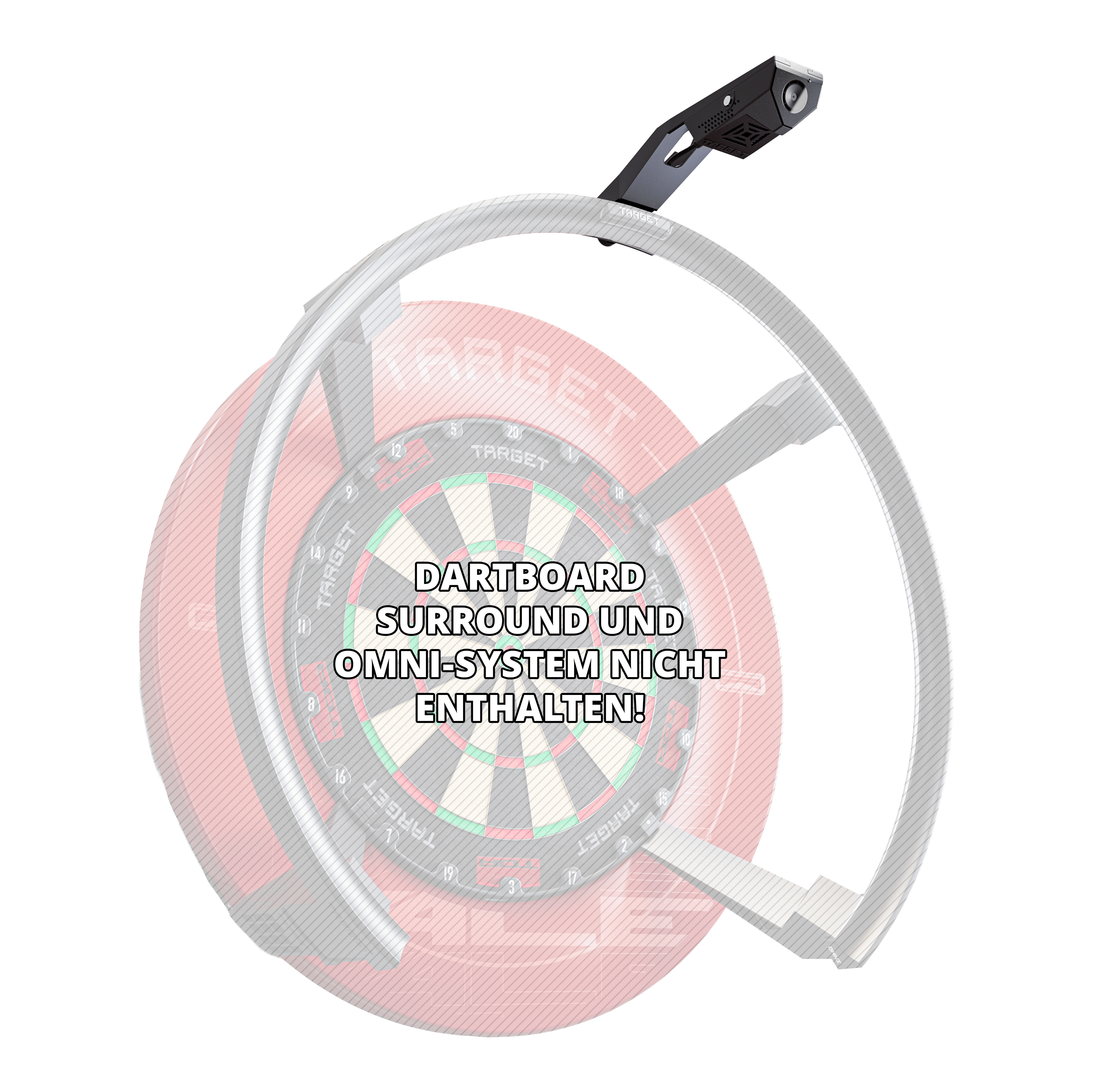 Brazo de cámara Target OMNI VIRT Abgebildet ist der Target OMNI VIRT Kamera Arm. Der Kamera Arm bietet eine flexible Verwendung für Kameras im Dartsport.