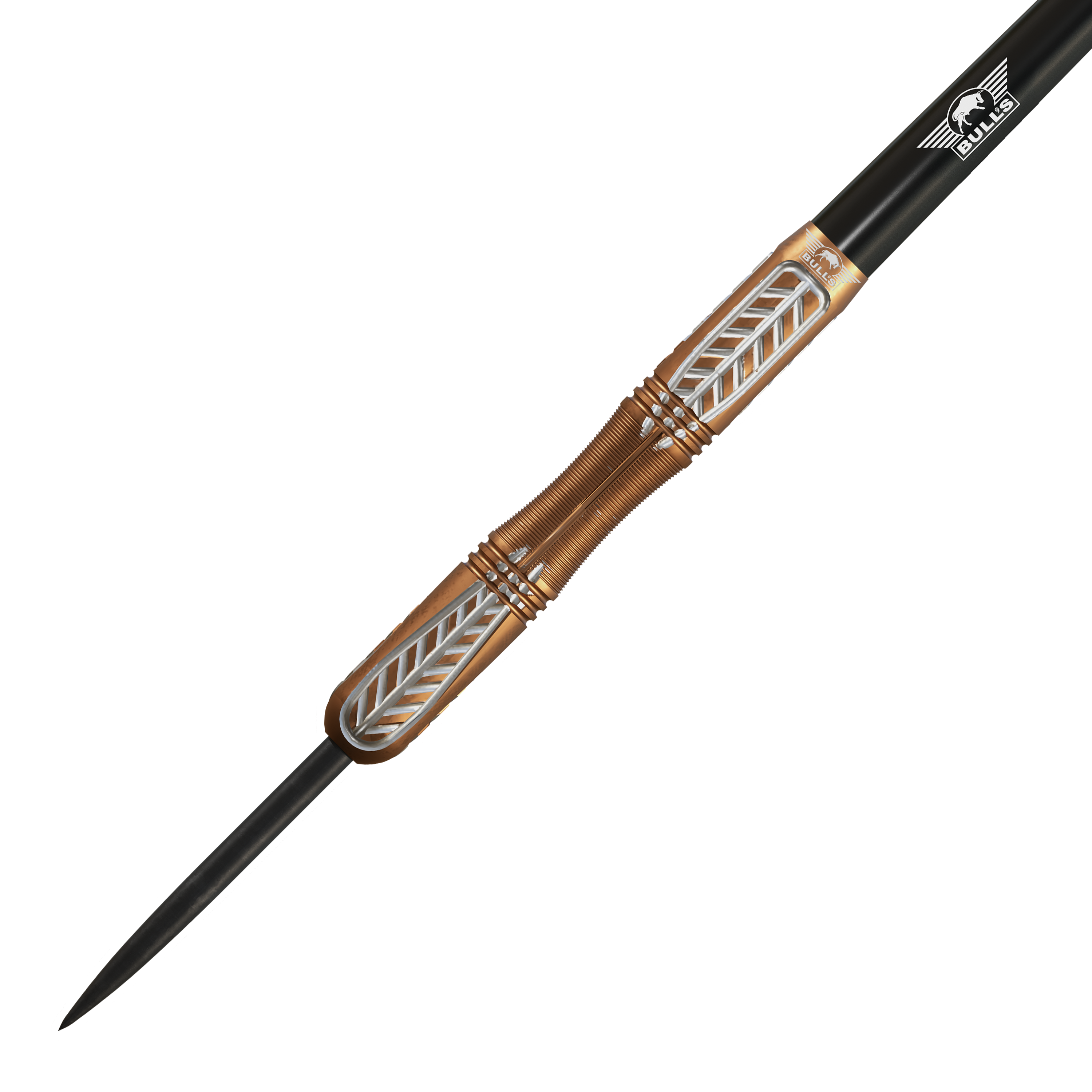 Dardos Bulls NL Bronzo True Steel - 23 g Abgebildet sind die Bulls NL Bronzo True Steeldarts - 23g. Die Steeldarts eignen sich für präzises Spielen.