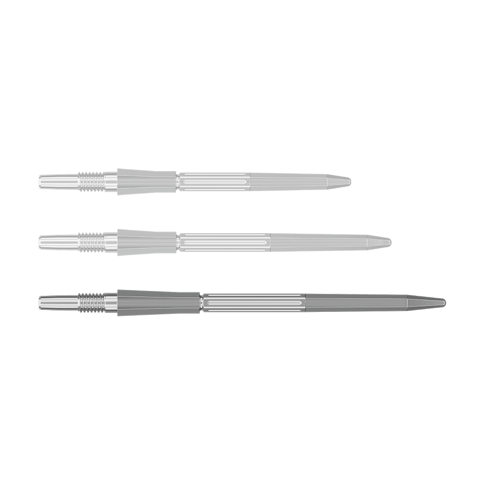 Puntas de dardo Target Elysian Archetype 43 Swiss Point de acero - Plateadas Auf dem Bild sind SwissPoint Dartspitzen in Silber mit einer Länge von 42 mm zu sehen. Dieses Produkt ist für Dartpfeile gedacht.