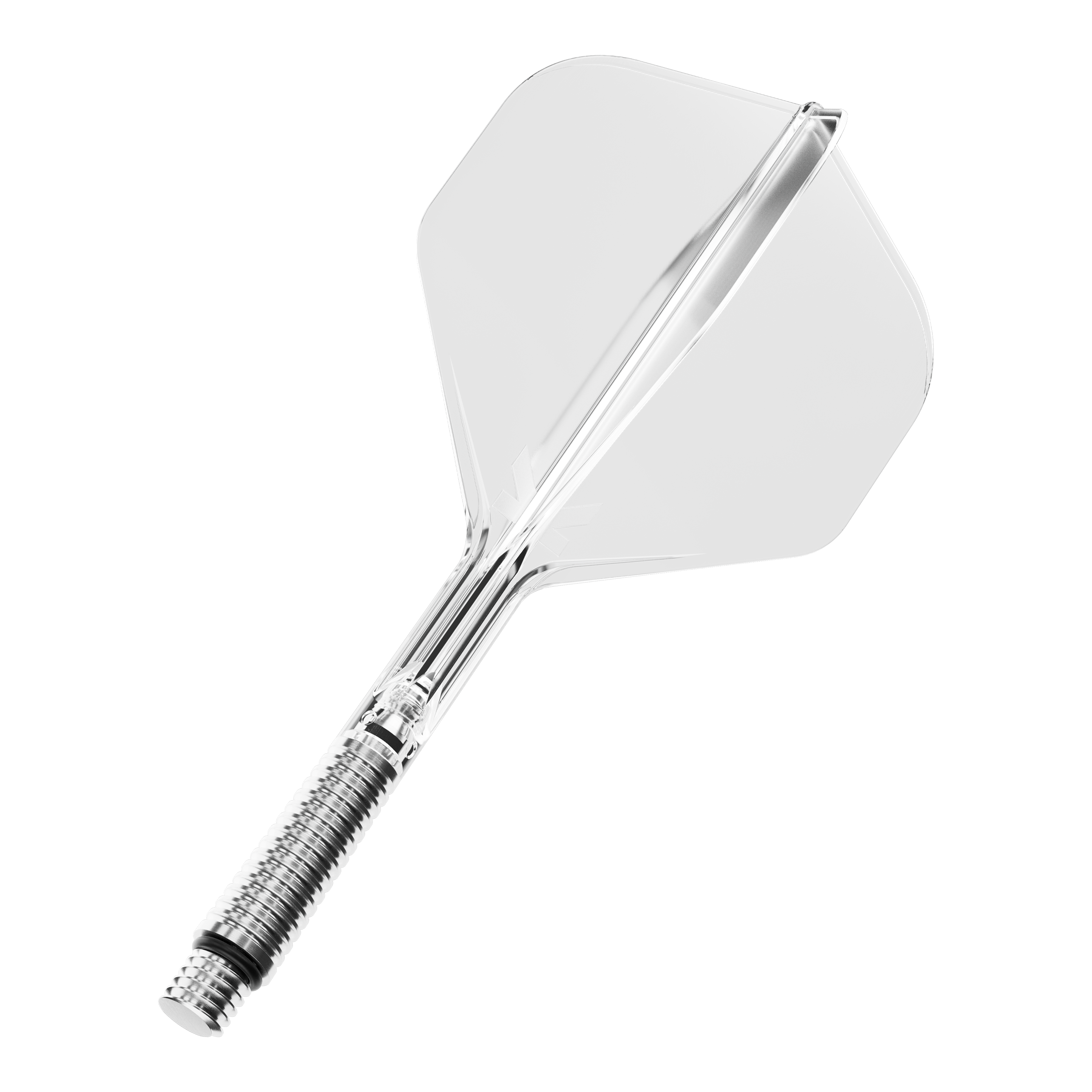Vuelos estándar Target K-Shift No2 - Transparente Das Foto zeigt ein einzelnes Target KShift No2 Standard Flight, klar, 33mm lang. Dieses Flight wird für das Dartspiel verwendet.