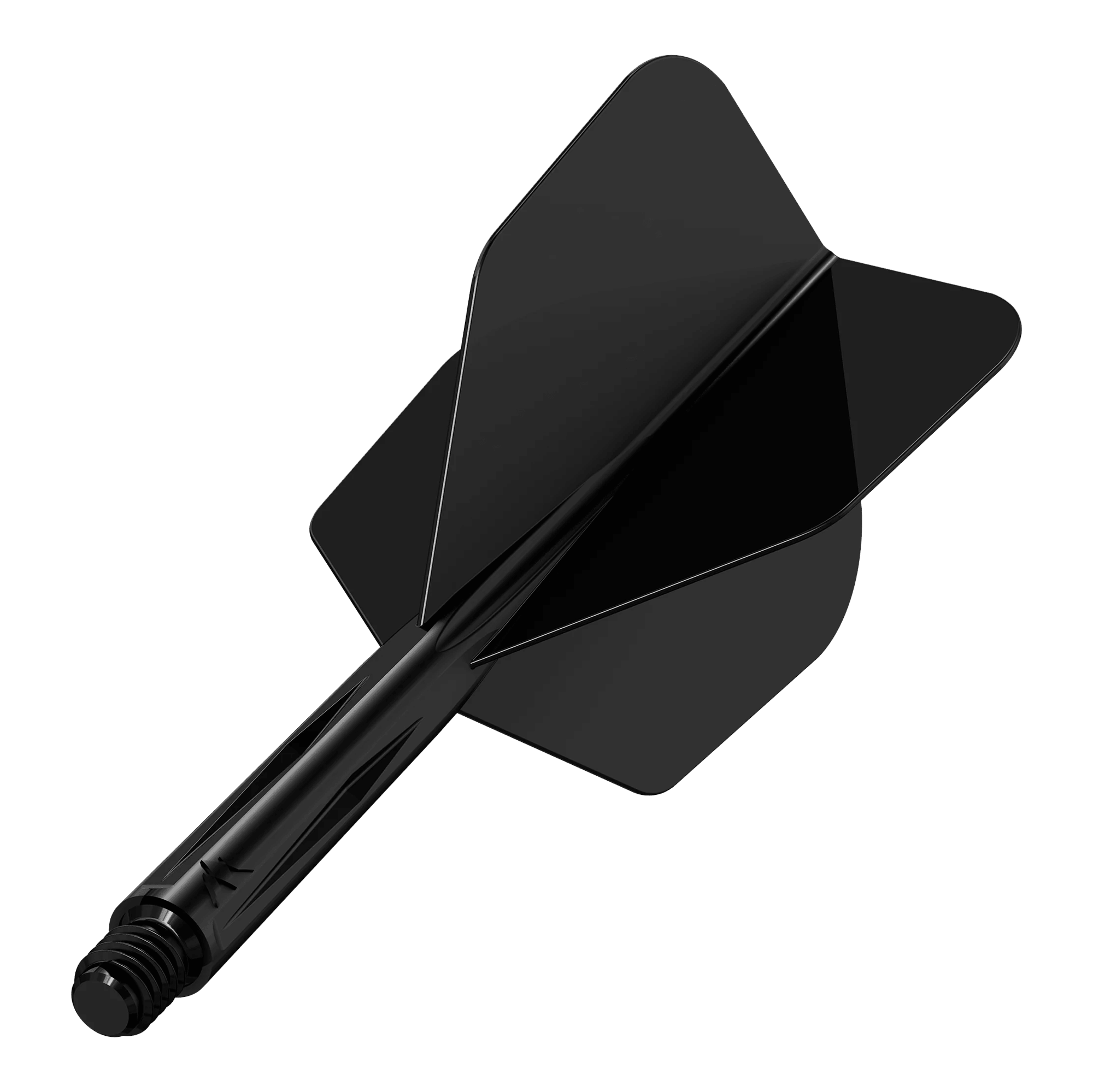 Sistema de eje de vuelo Mission Force 90 No6 - Negro Das Bild zeigt das Produkt "Mission Force 90 No6 Flight-Shaft-System - Schwarz". Es handelt sich um ein schwarzes Dart-Flight- und Schaftsystem in moderner Ausführung.