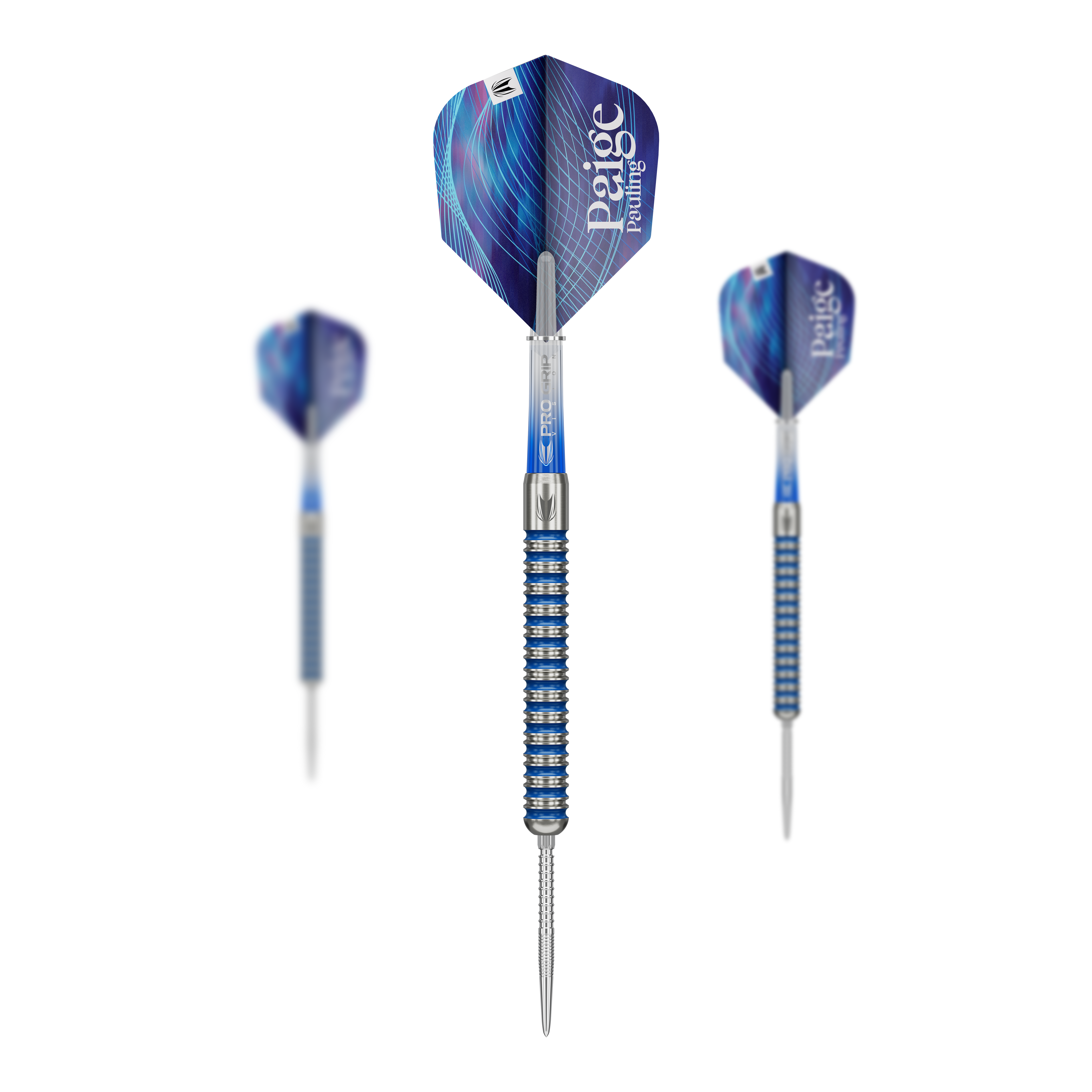 Dardos Steeldarts Target Paige Pauling GEN1 Swiss Points - 22 g Abgebildet ist das Produkt Target Paige Pauling GEN1 Swiss Points Steeldarts - 22g. Dieses Bild zeigt eine Darts-Set bestehend aus hochwertigen Steeldarts.
