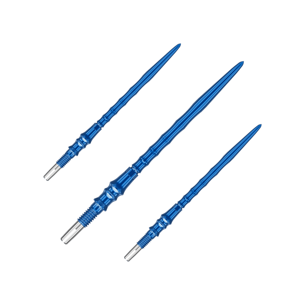 Puntas de dardo Target Japan Premium Swiss Point - Azul Abgebildet ist ein Set Dartspitzen mit der Bezeichnung '340384_Target_Japan_Premium_SwissPoint_Dartspitzen_Blau_40mm_1Set'. Die Dartspitzen sind blau und haben eine Länge von 40 mm.
