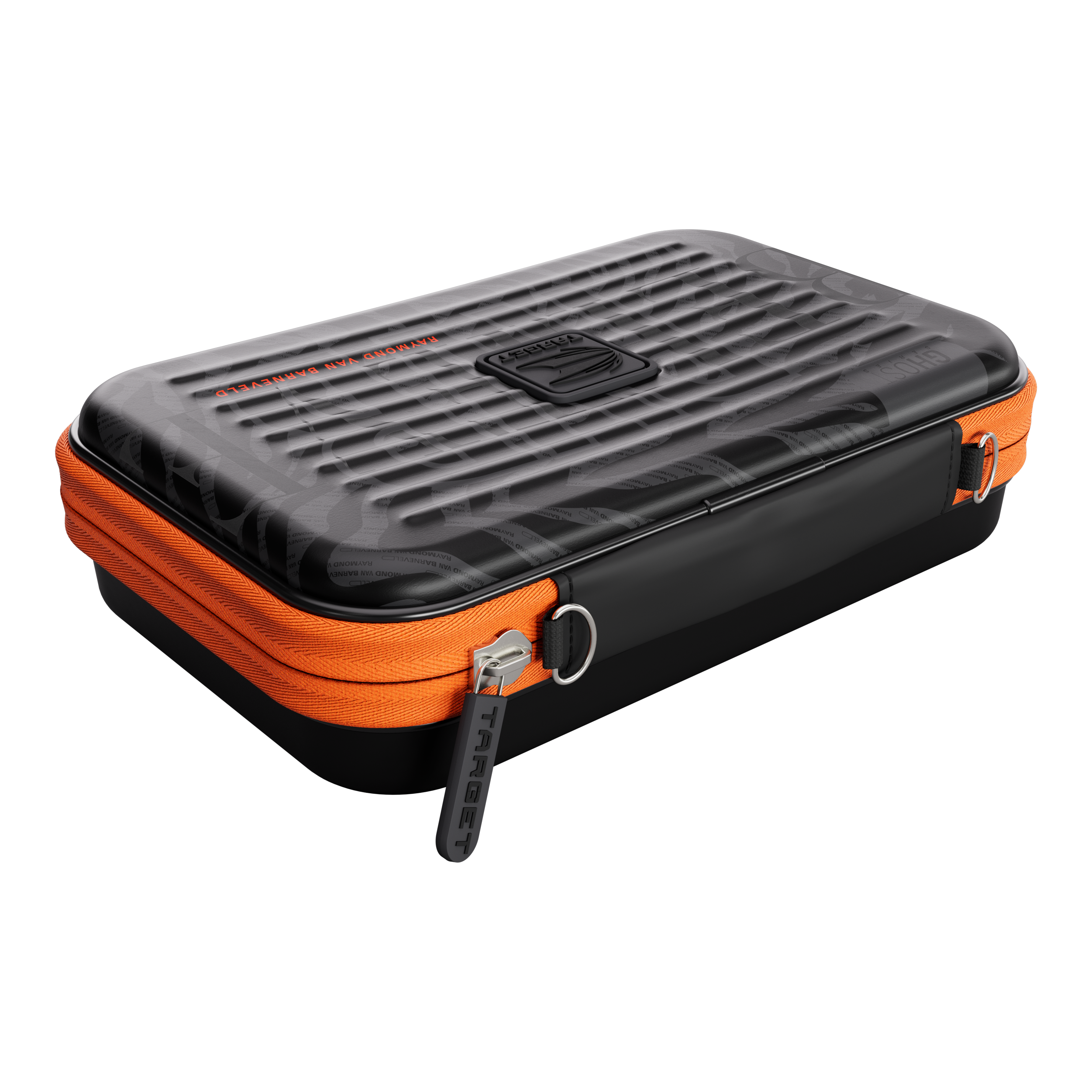 Estuche para dardos Takoma XL Ghost Series Raymond Van Barneveld Abgebildet ist das Takoma XL Ghost Series Raymond Van Barneveld Dartcase. Die Darttasche zeichnet sich durch ihr modernes Design und ihre Funktionalität aus.