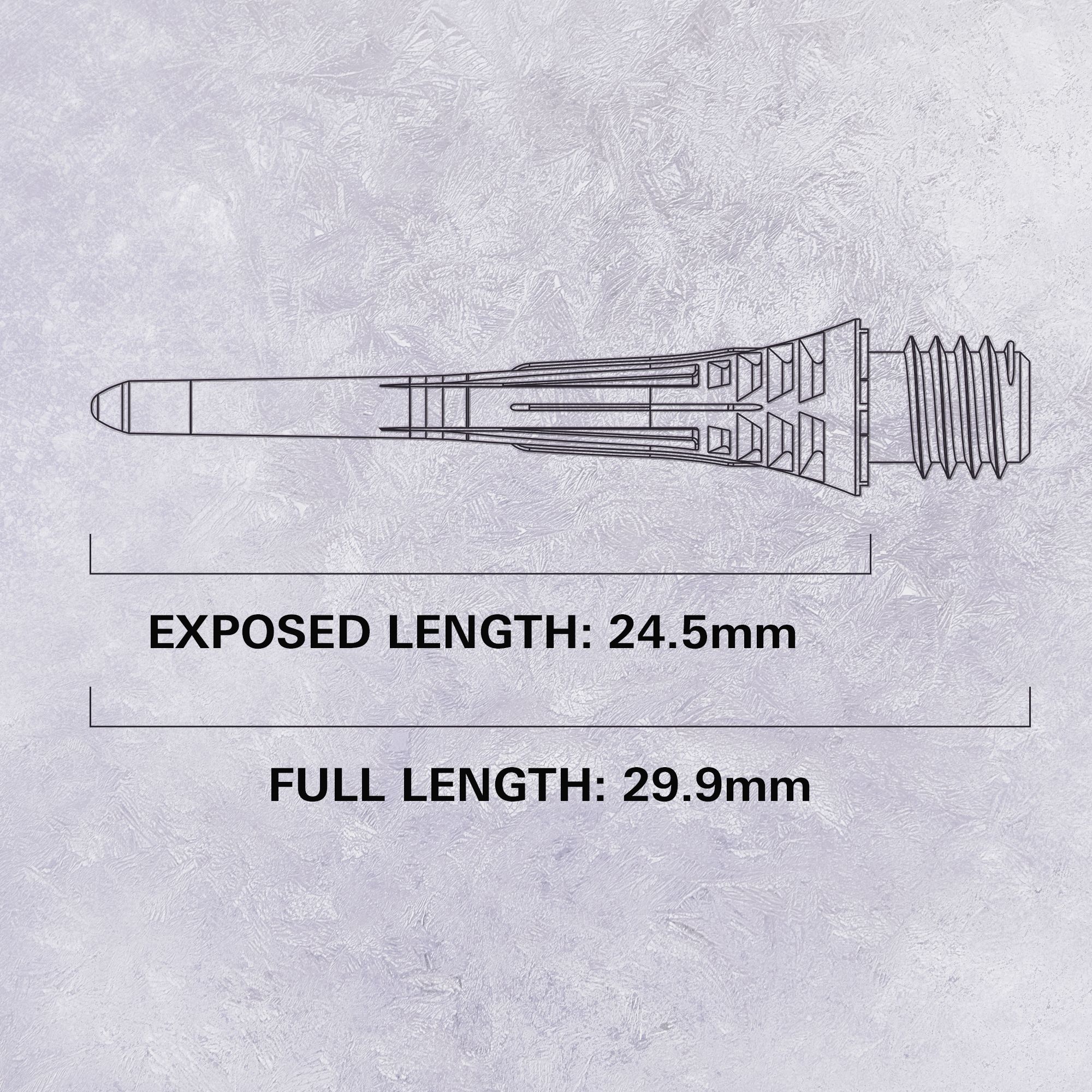 Puntas de dardos Target Cryo Soft (paquete de 30) - Blanco Dieses Bild zeigt den Target Cryo Softdartspitzen 30er Pack in der Farbe Weiß. Die Spitzen werden zum Wechseln bei Softdarts verwendet.