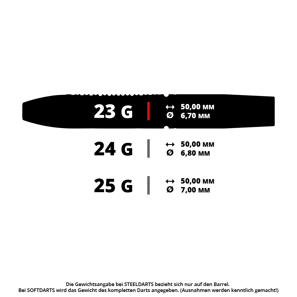 Dardos de acero suizos Target Shift Dardos de acero suizos Target Shift