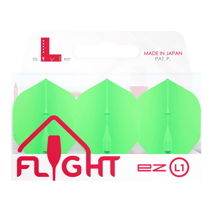 Vuelos estándar L-Style Champagne L1EZ Das Bild zeigt die L-Style Champagne L1EZ Standard Flights. Die Flights haben eine klassische Form.