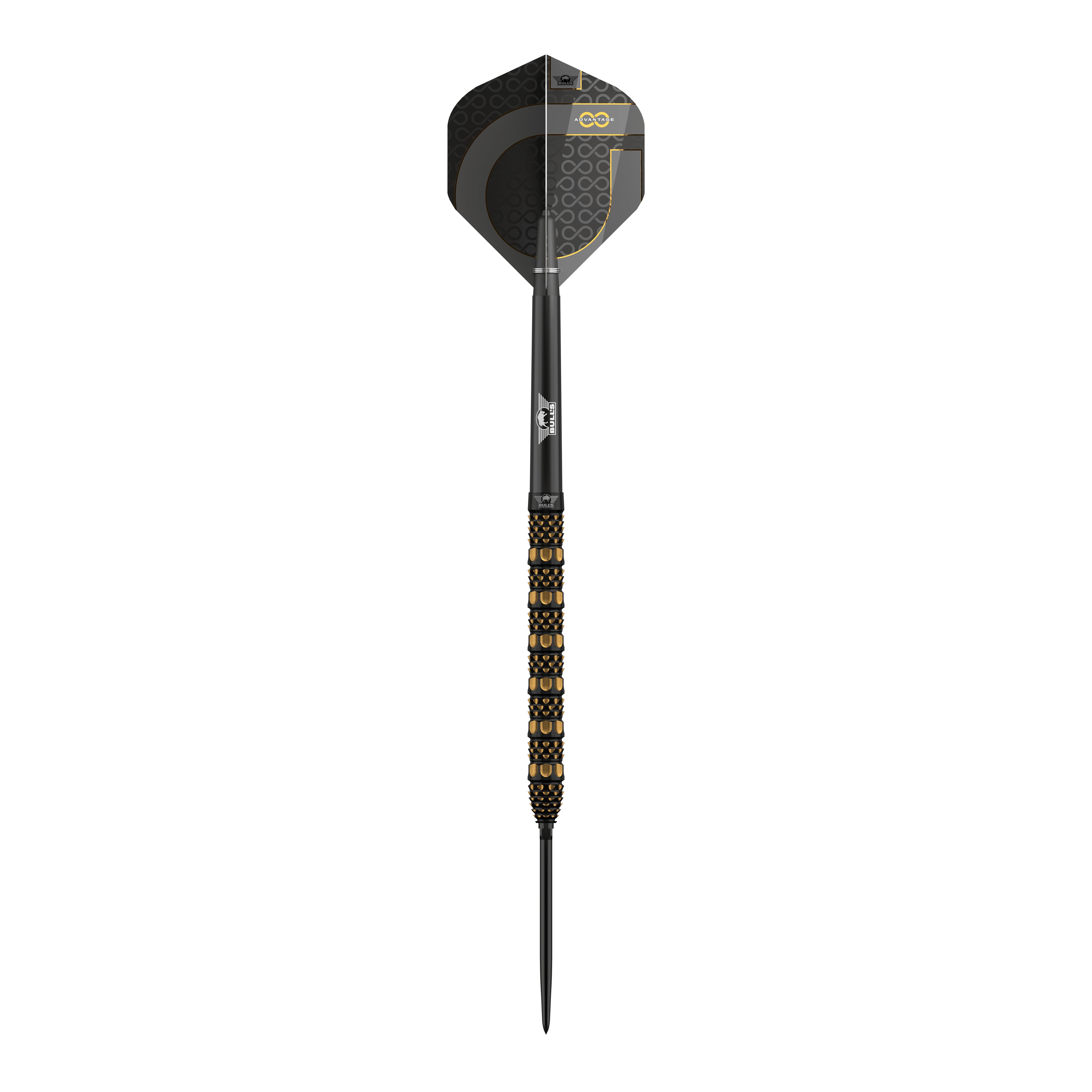 Dardos de acero con punta convertible Bulls NL Advantage 95 Zu sehen sind Bulls NL Advantage 95 Rail Convertible Point Steeldarts. Das Set besteht aus mehreren Pfeilen.