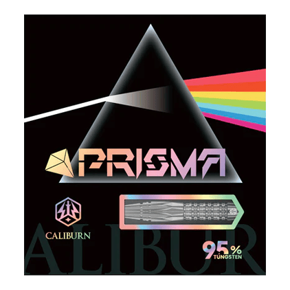 Caliburn Prisma Steeldarts mit einem Gewicht von 19,5g. Diese Steeldarts bieten optimale Kontrolle beim Werfen.