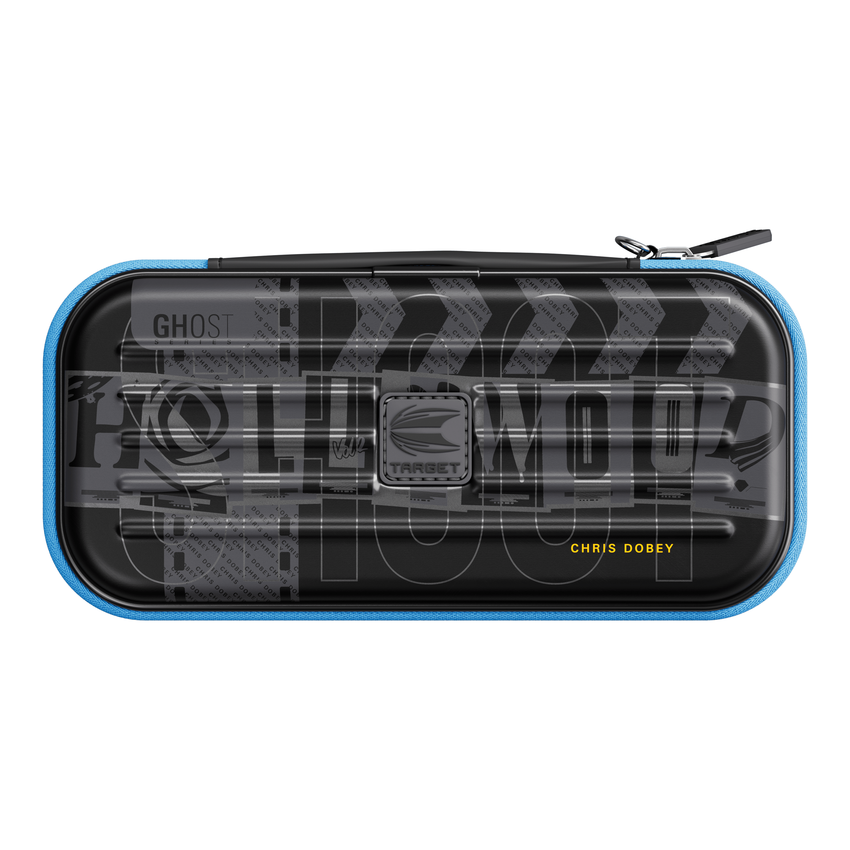 Estuche de dardos Chris Dobey de la serie Takoma Ghost Das Bild zeigt das Takoma Ghost Series Chris Dobey Dartcase. Dies ist ein Dartcase aus einer speziellen Kollektion.