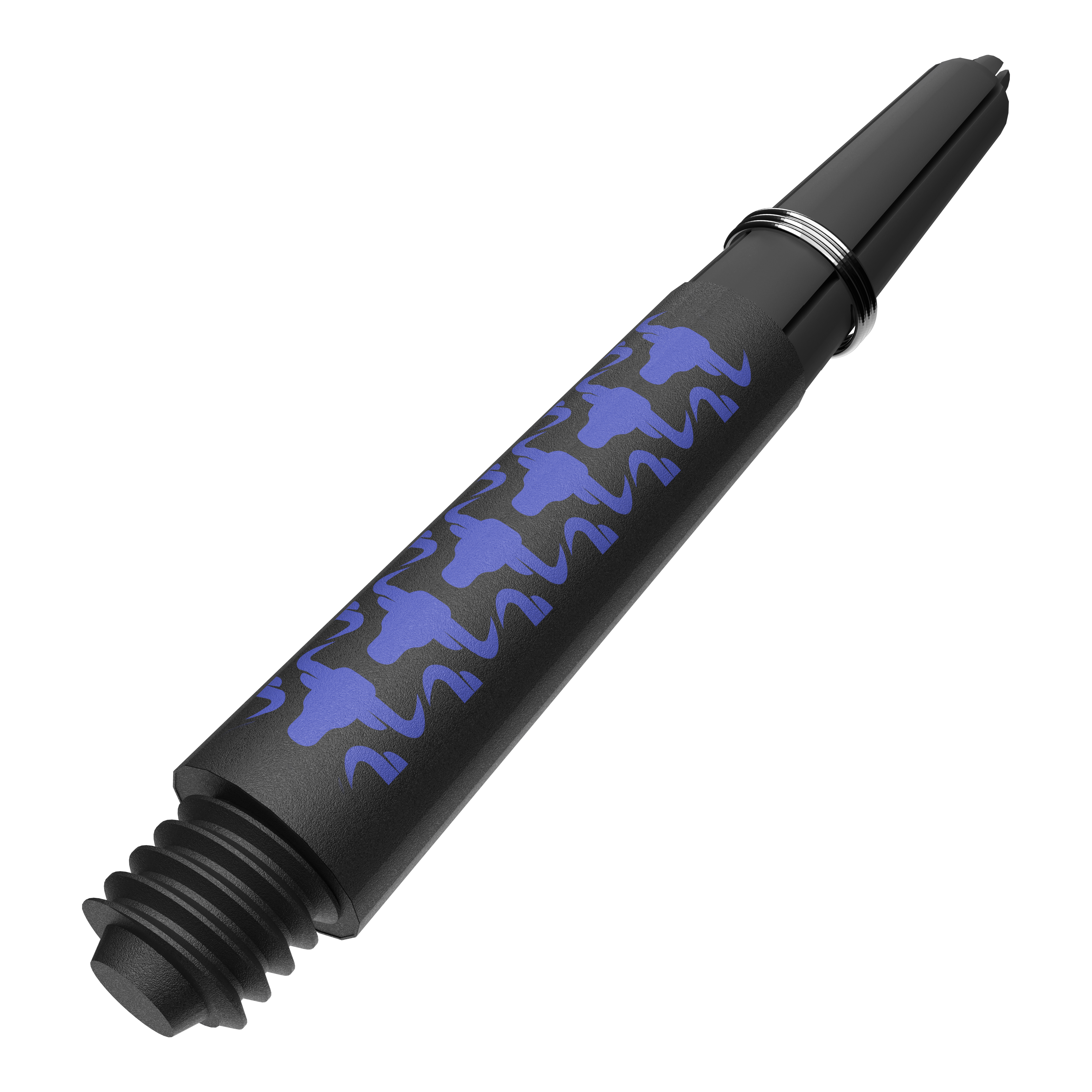 Ejes de carbono Bulls NL Capo - Azul Abgebildet ist ein weiteres Produktfoto von BullsNL Capo Carbon Shafts Blau Short 34mm. Gezeigt wird ein Satz mit kurzen blauen Dartschäften.