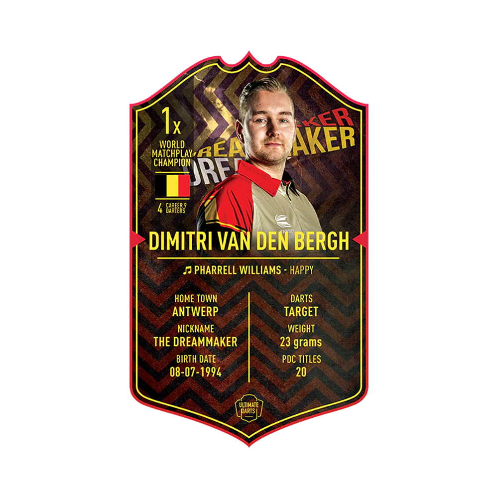 Ultimate Darts Card - Dimitri Van Den Bergh - Objetivo