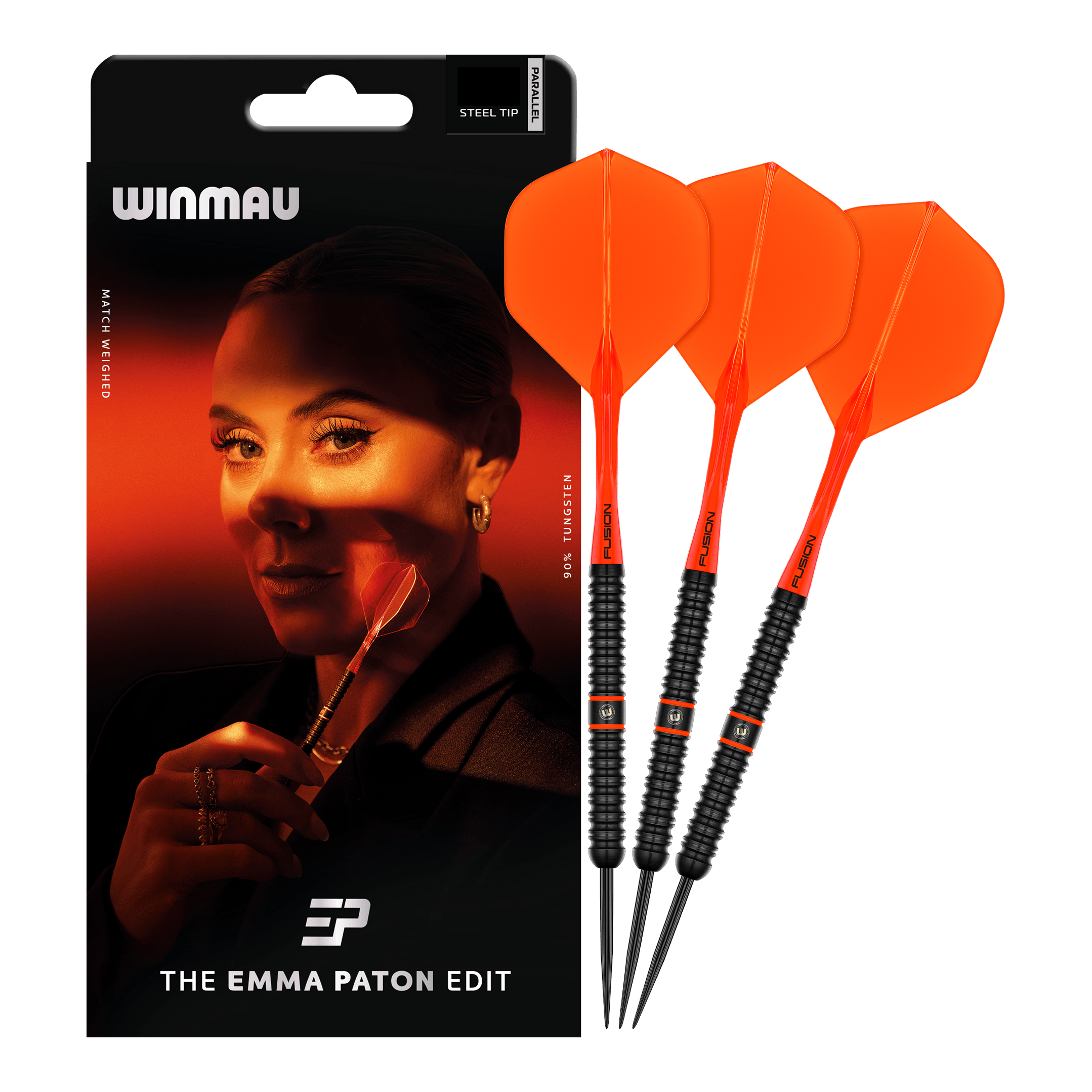 Dardos de acero Winmau Emma Paton Edit - 23 g Das Produkt Winmau Emma Paton Edit Steeldarts - 23 g ist auf dem Bild zu sehen. Es handelt sich um hochwertige Steeldarts für präzises Werfen.
