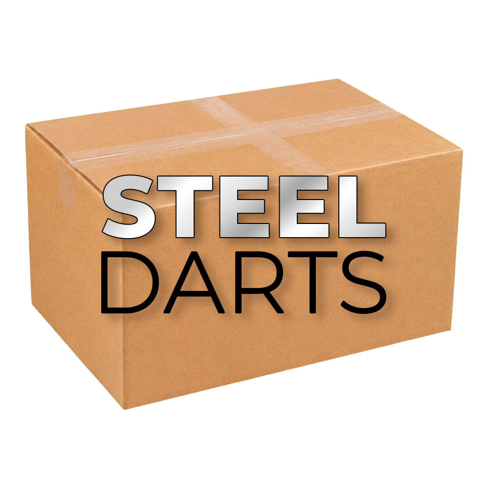Caja misteriosa de McDart - Steeldarts Hier sieht man die McDart Mystery-Box - Steeldarts. Die Box bietet eine spannende Auswahl an Steeldart-Zubehör und Produkten.