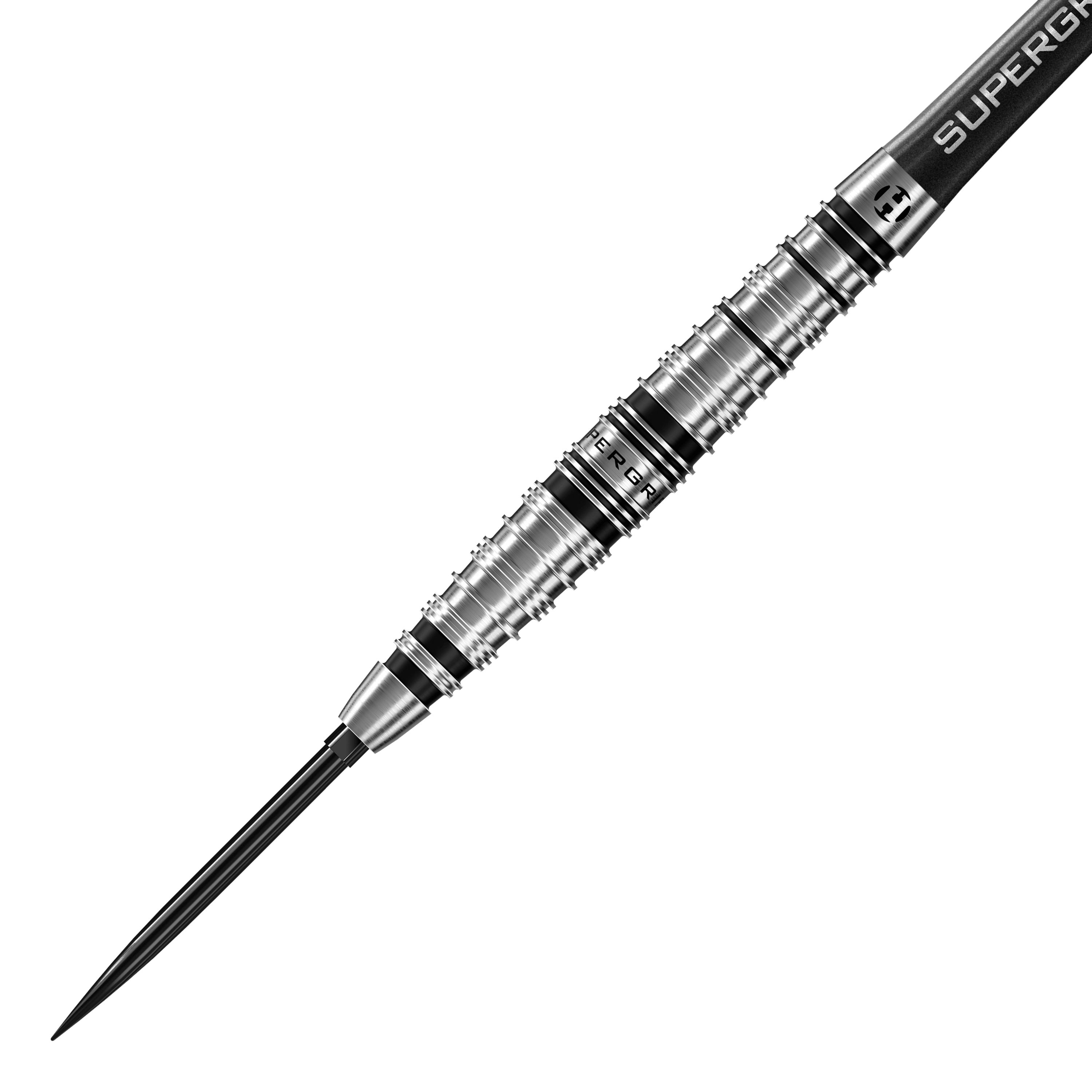Dardos de acero Harrows Supergrip Torpedo Quick Point Zu sehen sind die Harrows Supergrip Torpedo Quick Point Steeldarts. Diese Darts bieten einen guten Griff und sind speziell für Steeldartspiele gefertigt.