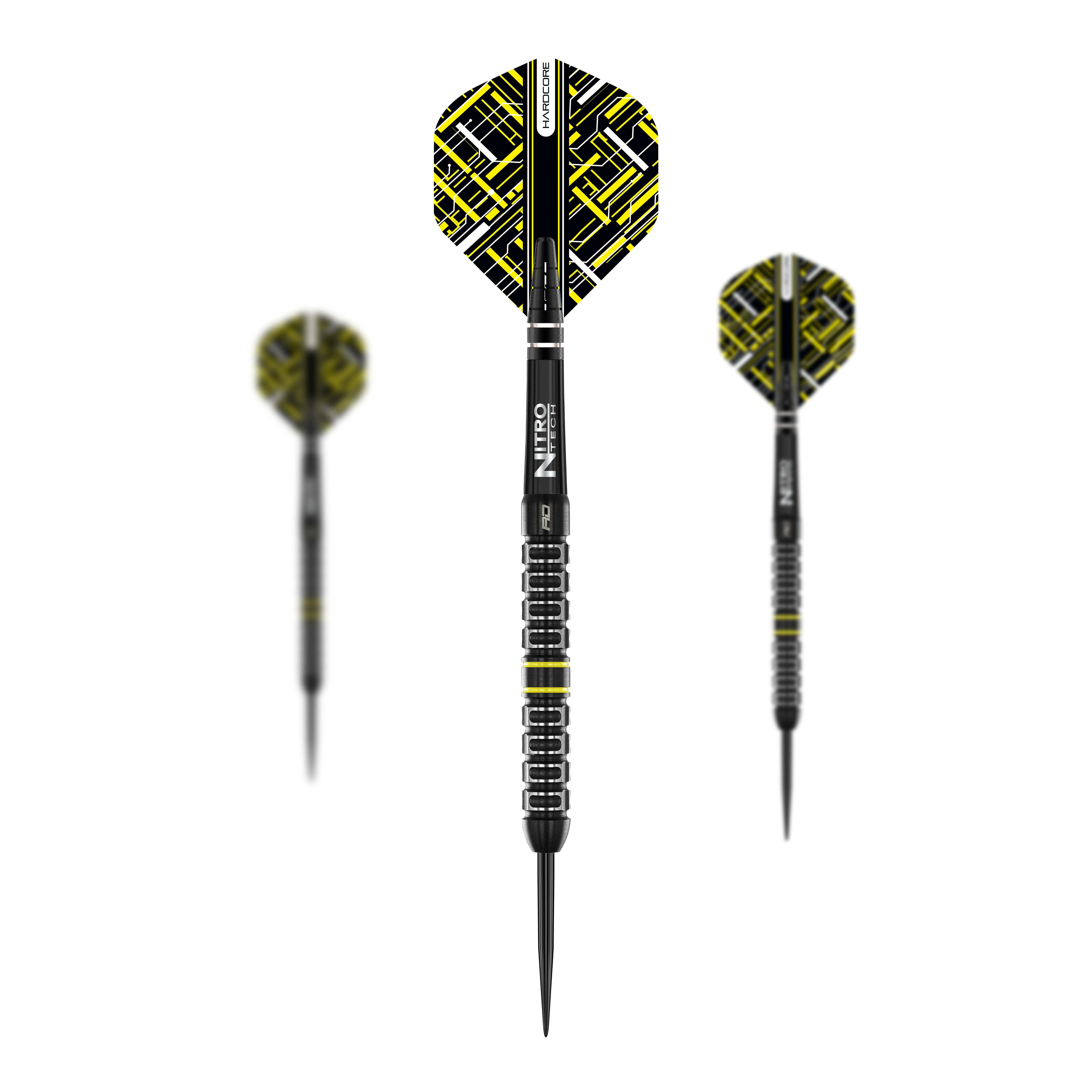Dardos de acero paralelos Red Dragon Astraeus Q4X