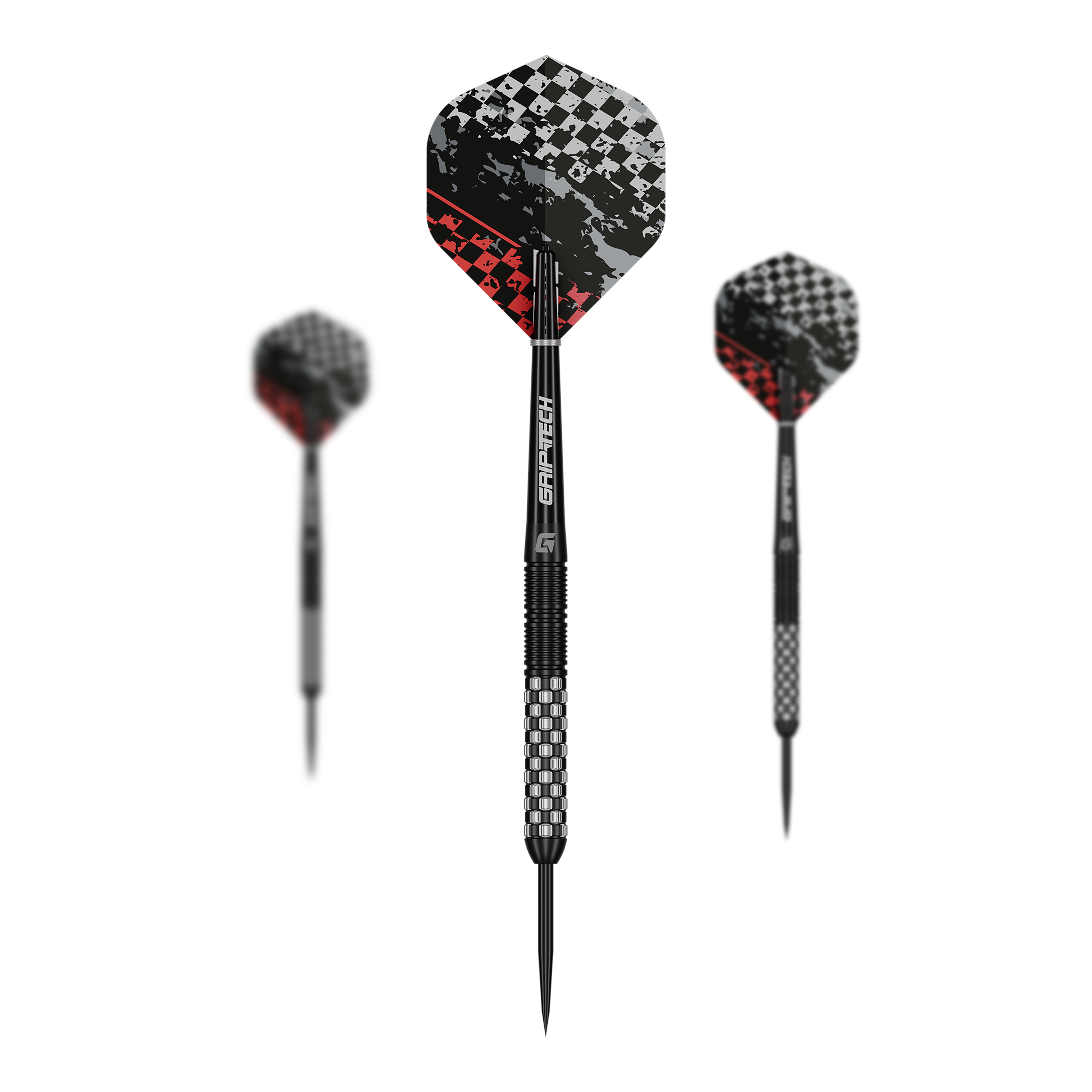 Abgebildet sind GOAT Finish Line Tungsten Steeldarts. Diese Darts sind speziell für das Steeldartspiel entwickelt.
