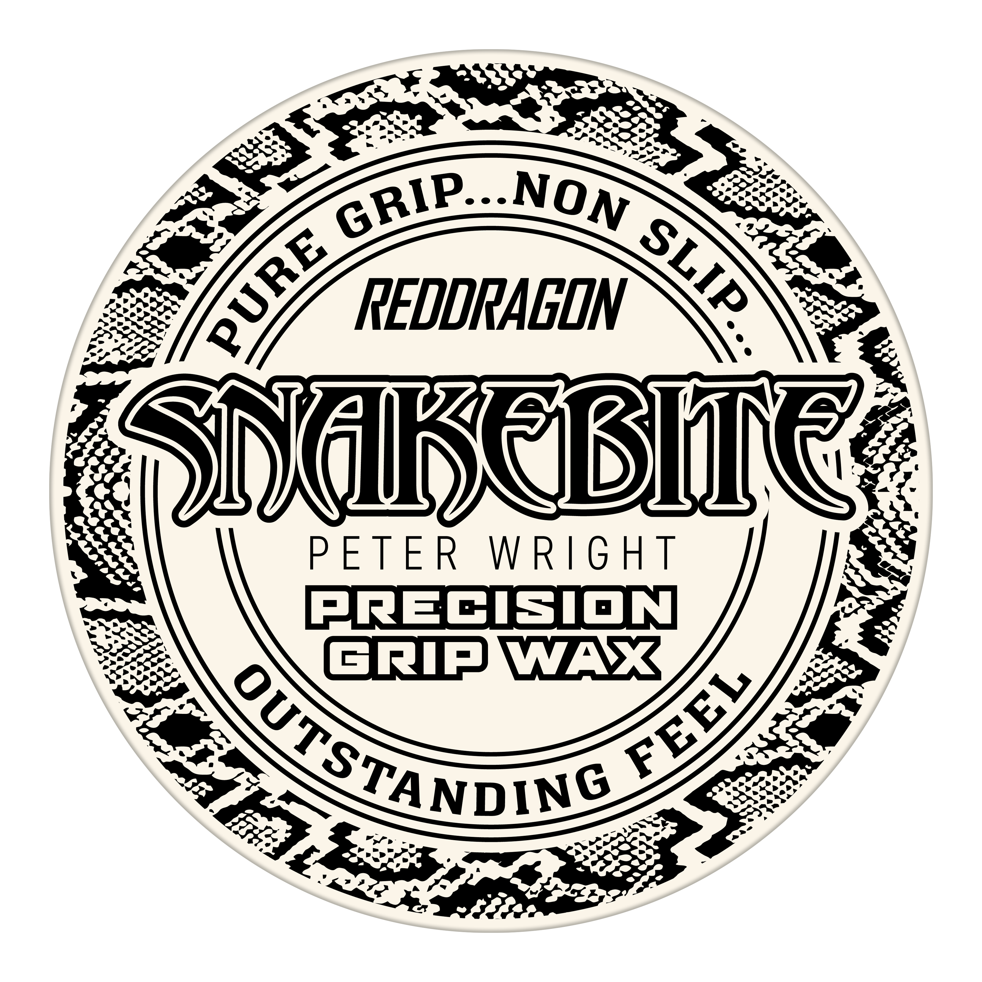 Cera para dedos Red Dragon Peter Wright Snakebite Precision Grip Wax Das Bild zeigt das Produkt "Red Dragon Peter Wright Snakebite Precision Grip Wax". Auf der Verpackung steht, dass es für einen sicheren Halt und ein herausragendes Griffgefühl sorgt.