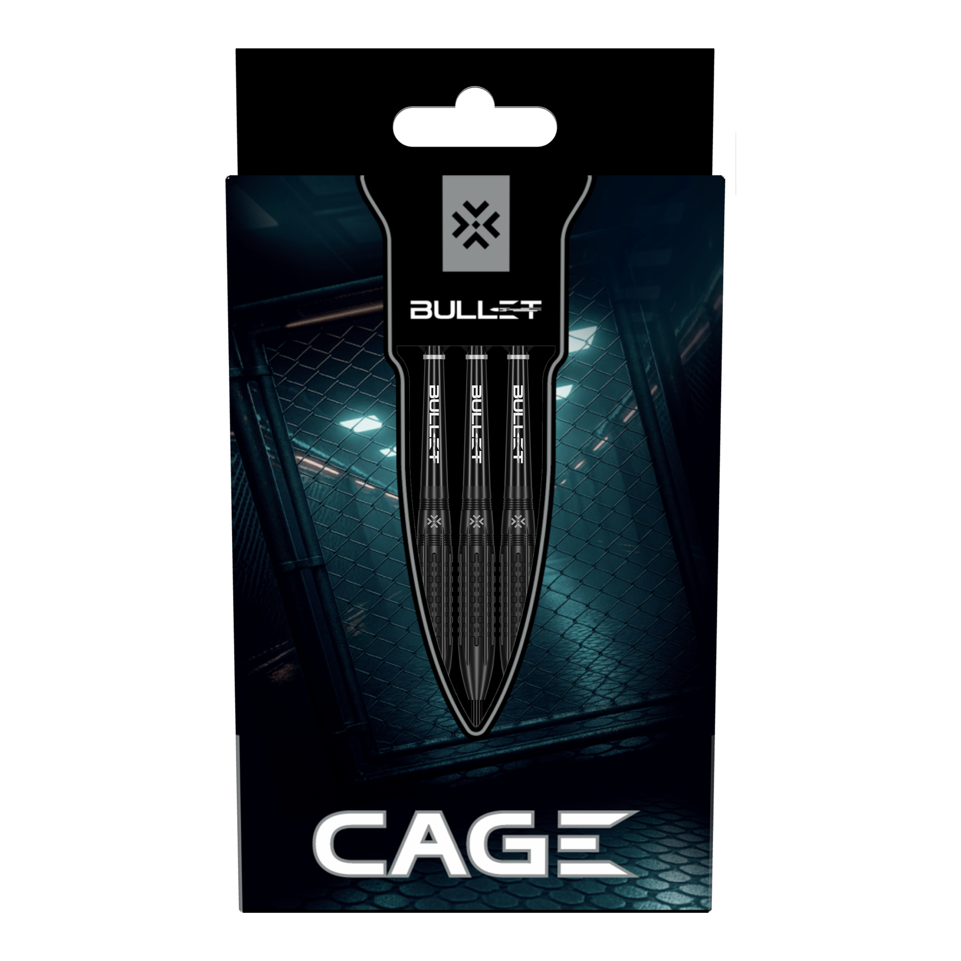 Dardos de acero Bullet Cage Das Bild zeigt die Bullet Cage Steeldarts. Dies ist ein Steeldart-Produkt, das zum Dartspielen verwendet wird.