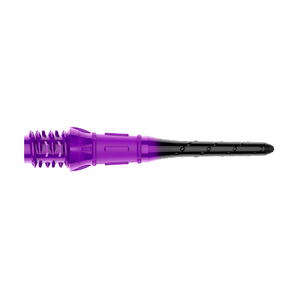 Puntas de dardos degradadas Lippoint Premium estilo L (paquete de 30) Abgebildet sind L-Style Premium Lippoint Dartspitzen im 30er Pack in Schwarz und Lila. Diese Dartspitzen eignen sich für präzises Dartspiel und bieten hohe Qualität.