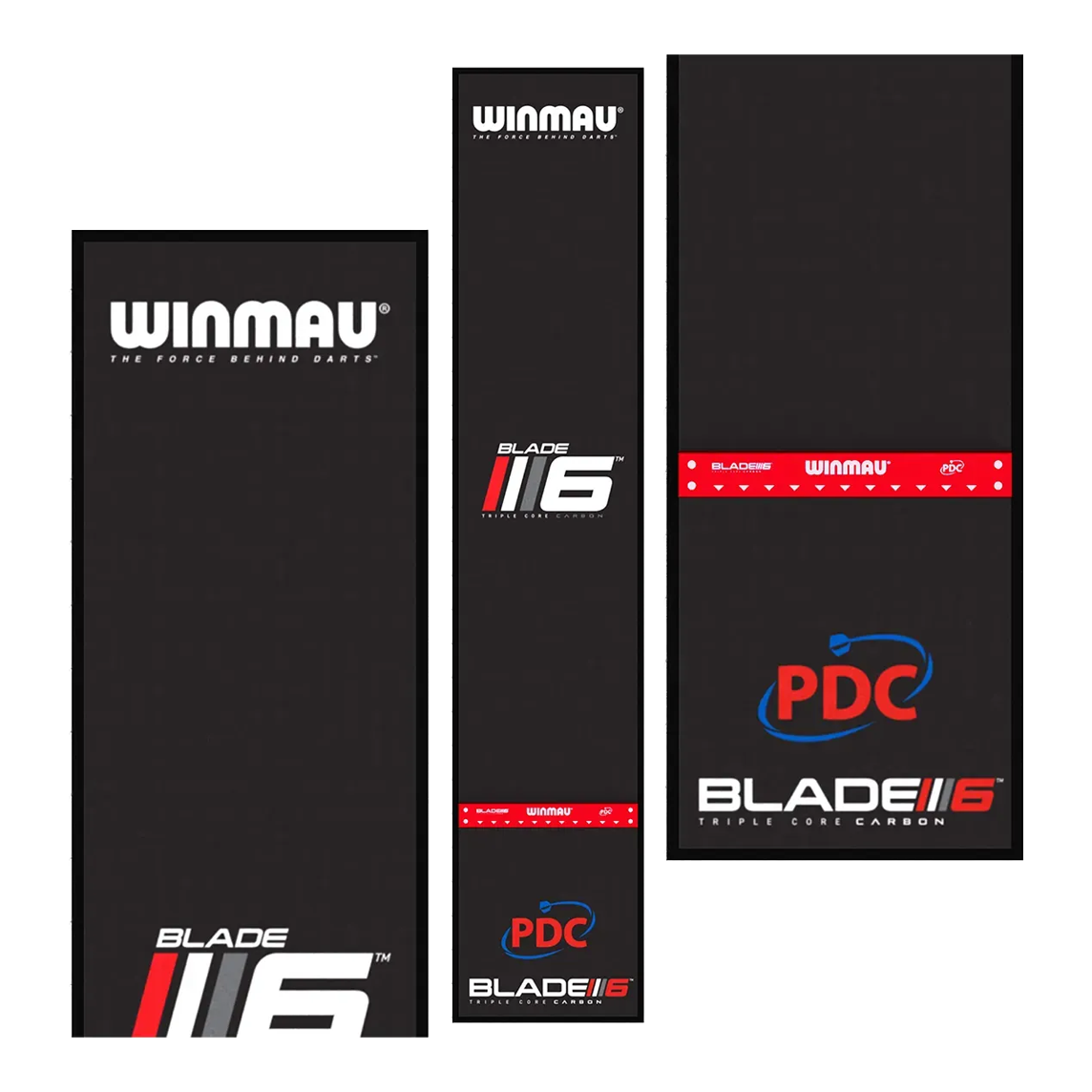 Tapete de dardos suave Winmau Pro Zone Precision Blade 6 Winmau Pro Zone Precision Blade 6 Soft Dartmatte ist auf dem Bild zu sehen. Es handelt sich um eine hochwertige Dartmatte für professionelles Training.