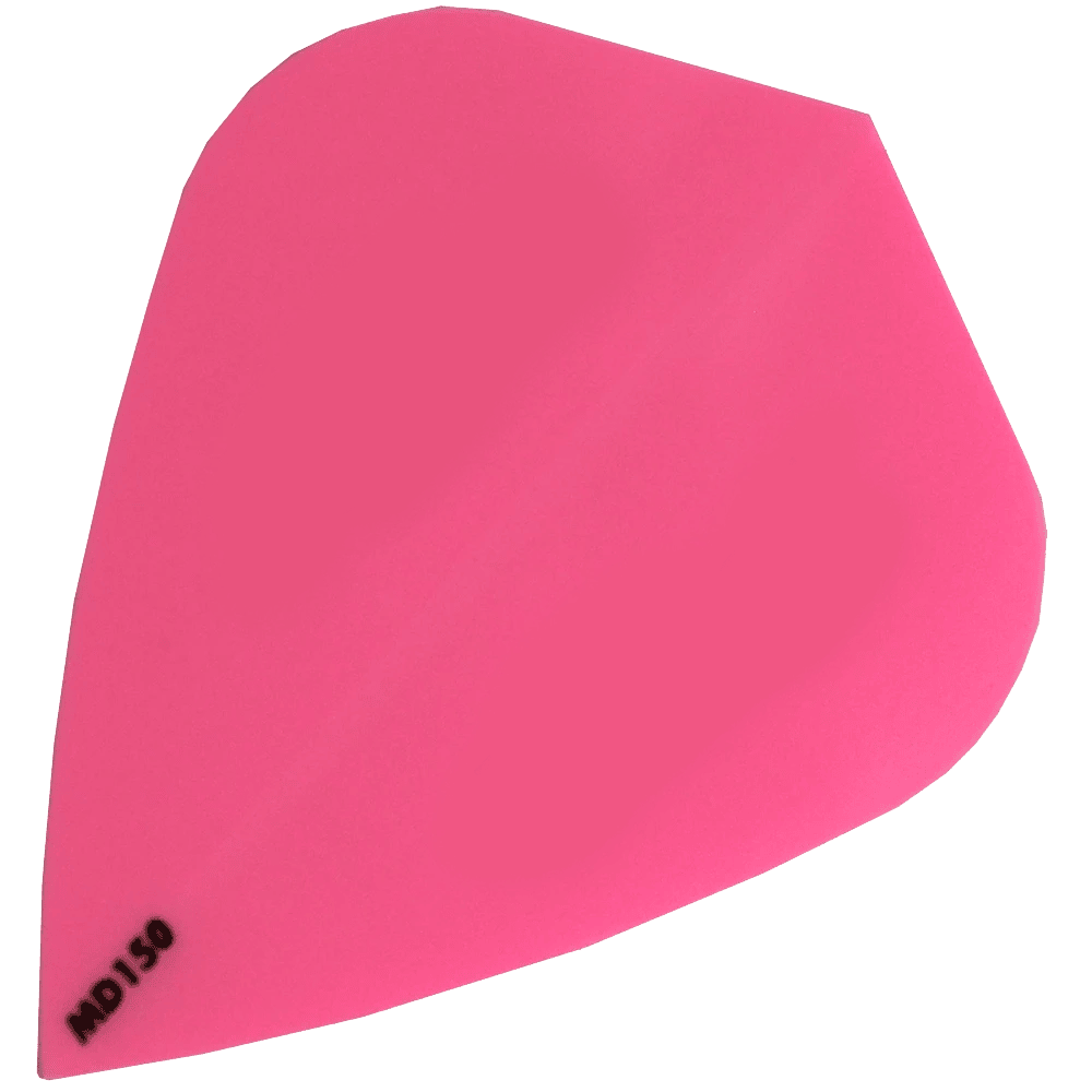 MD150-Kite-Pink Das Bild zeigt ein pinkes Dartflight in der Form eines Drachens. In der unteren Ecke steht die Bezeichnung "MD150".