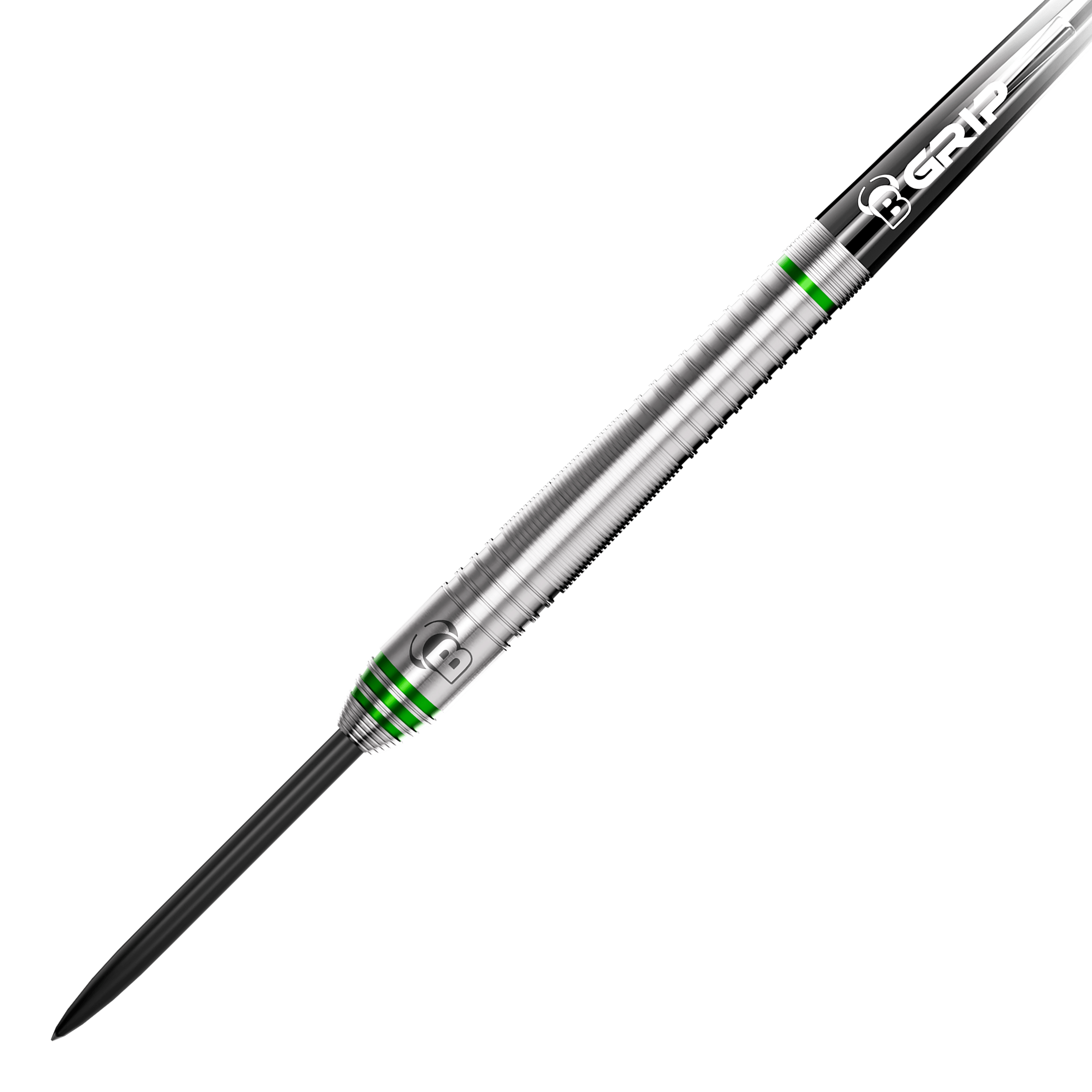 Dardos de acero de pepino Bulls Max Czerwinski - 23 g Bulls Max Czerwinski Gurke Steeldarts mit einem Gewicht von 23 Gramm. Das Bild zeigt die Darts aus einer bestimmten Perspektive.
