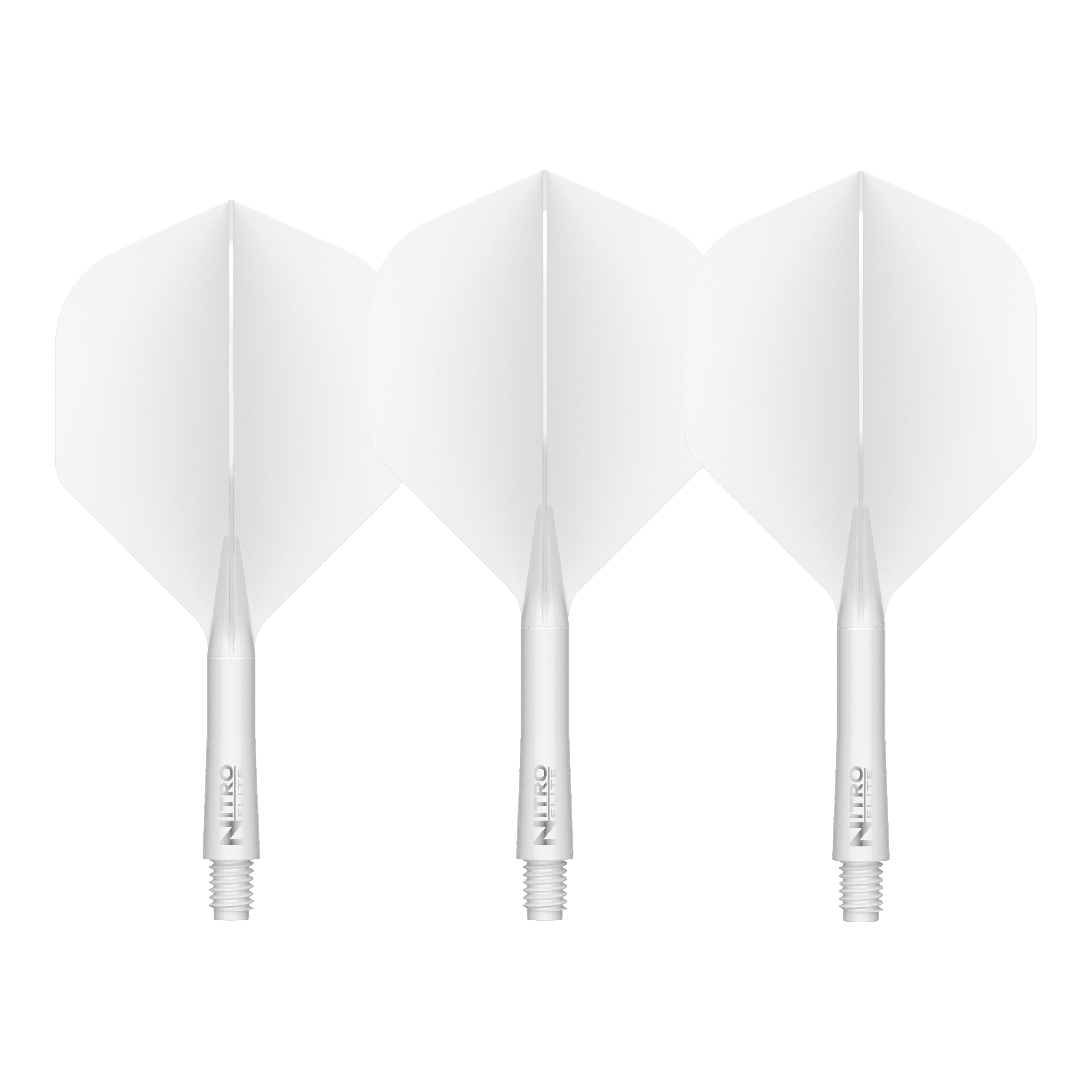 Red Dragon Nitroflite Eje Blanco Vuelos Blancos No2 Abgebildet sind die Red Dragon Nitroflite White Shaft White Flights No2. Diese Flights und Shafts sind in Weiß gehalten.