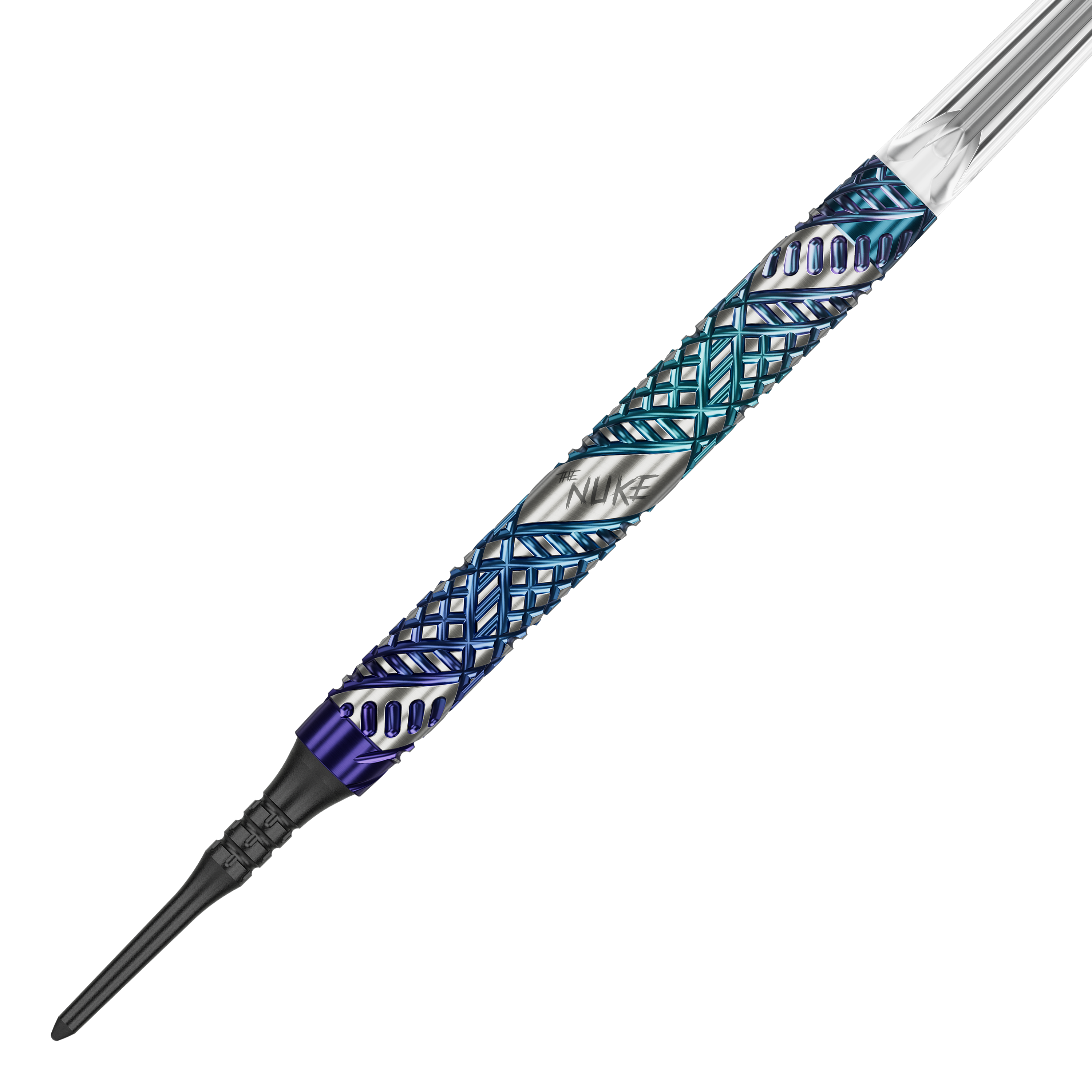 Abgebildet sind die Target Luke Littler Edge Softdarts - 19g. Die Darts zeichnen sich durch ein modernes Design und hochwertige Verarbeitung aus.