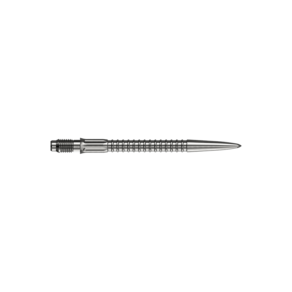 Puntas de dardo Mission R2.5 Rapid Point GV1 - Plateadas Das Bild zeigt Mission R25 Rapid Point GV1 Dartspitzen in Silber, 30mm. Hier handelt es sich um Ersatzspitzen für Darts.