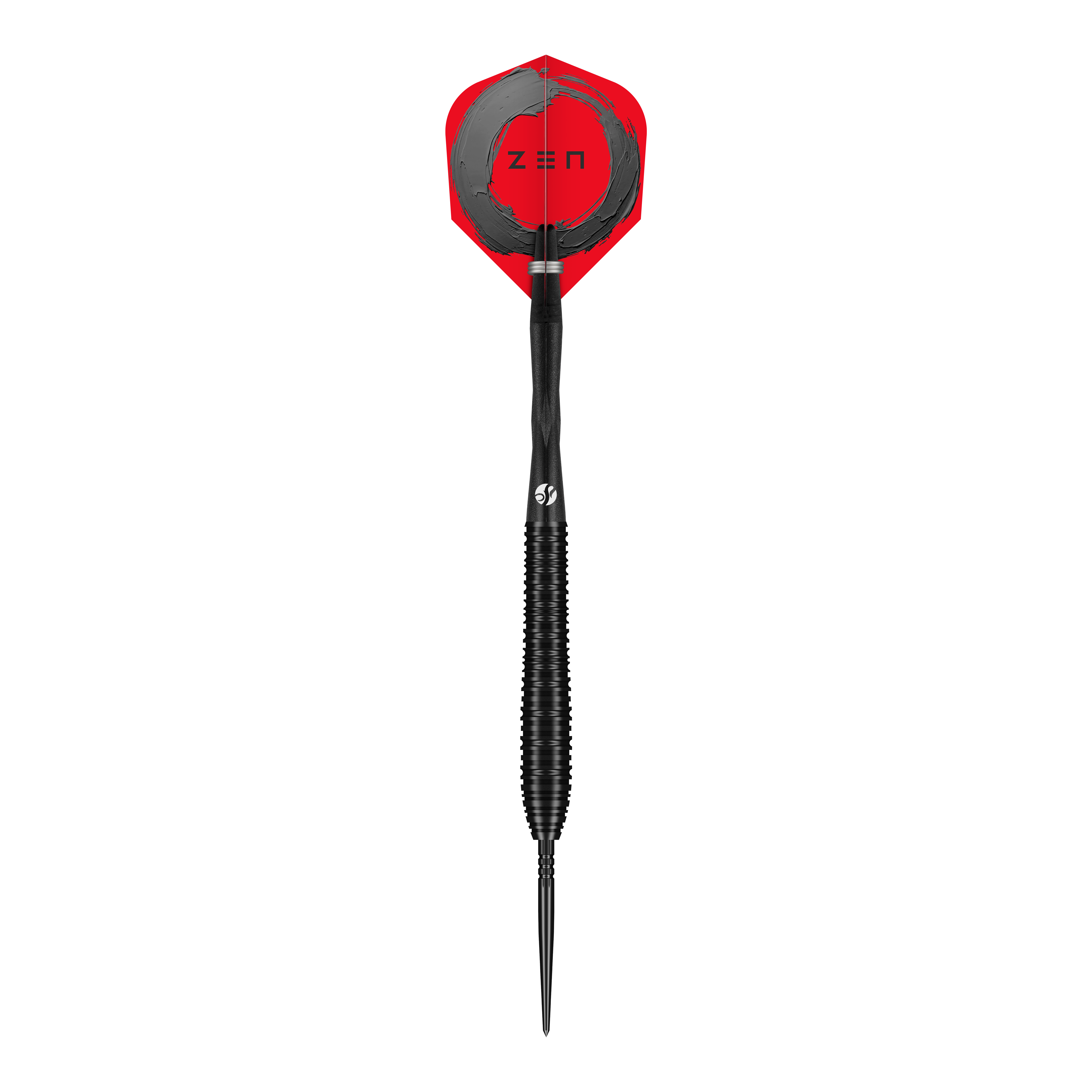 Dardos de acero Shot ZEN Torpedo Turbo Point - 23 g Auf diesem Bild sind die Shot ZEN Torpedo Turbo Point Steeldarts - 23g zu sehen. Die Steeldarts werden präsentiert.