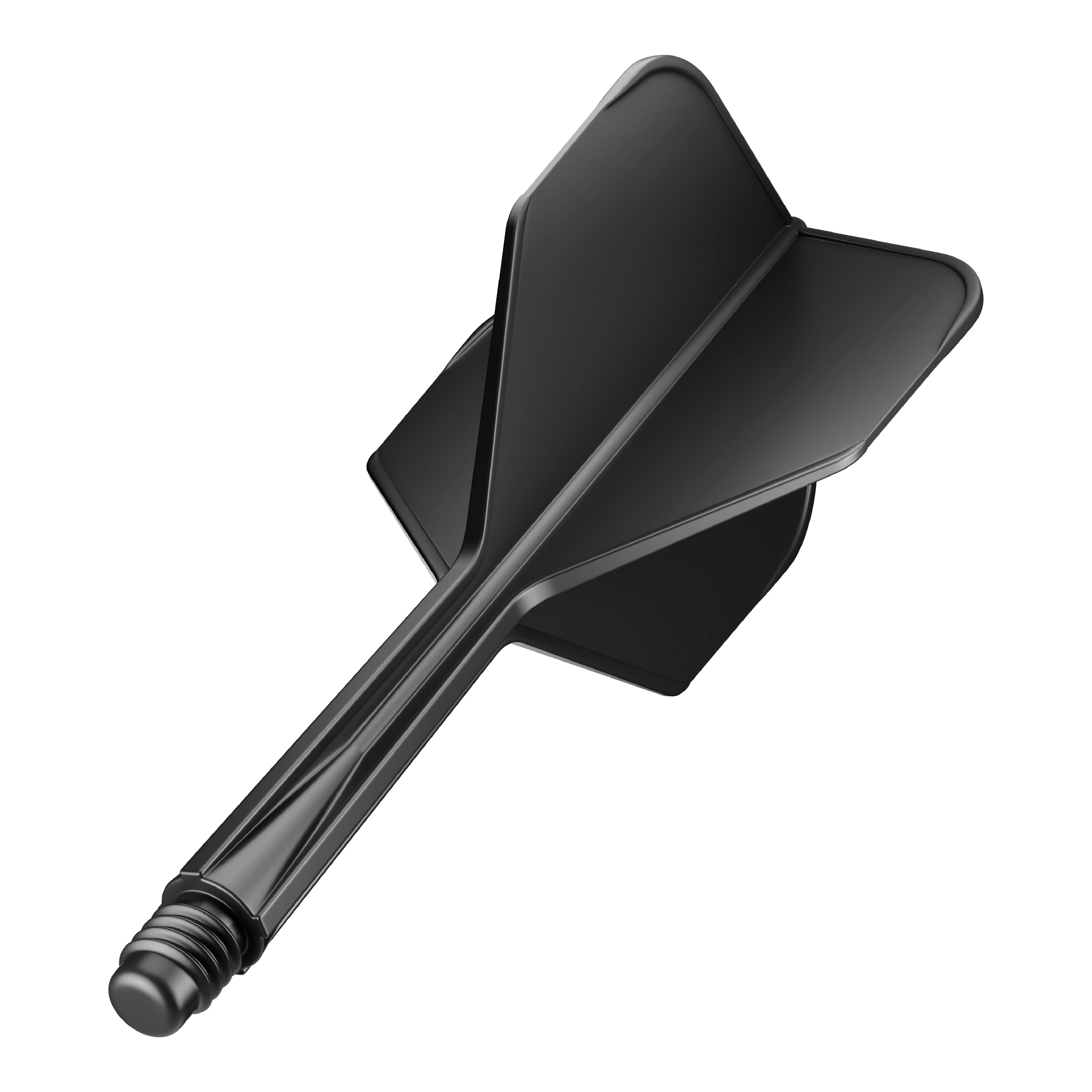 Sistema de eje de vuelo GOAT A1R No6 - Negro Das Bild zeigt das Produkt "GOAT A1R No6 Flight-Shaft-System - Schwarz". Es handelt sich um ein schwarzes Flight-Shaft-System für Darts.