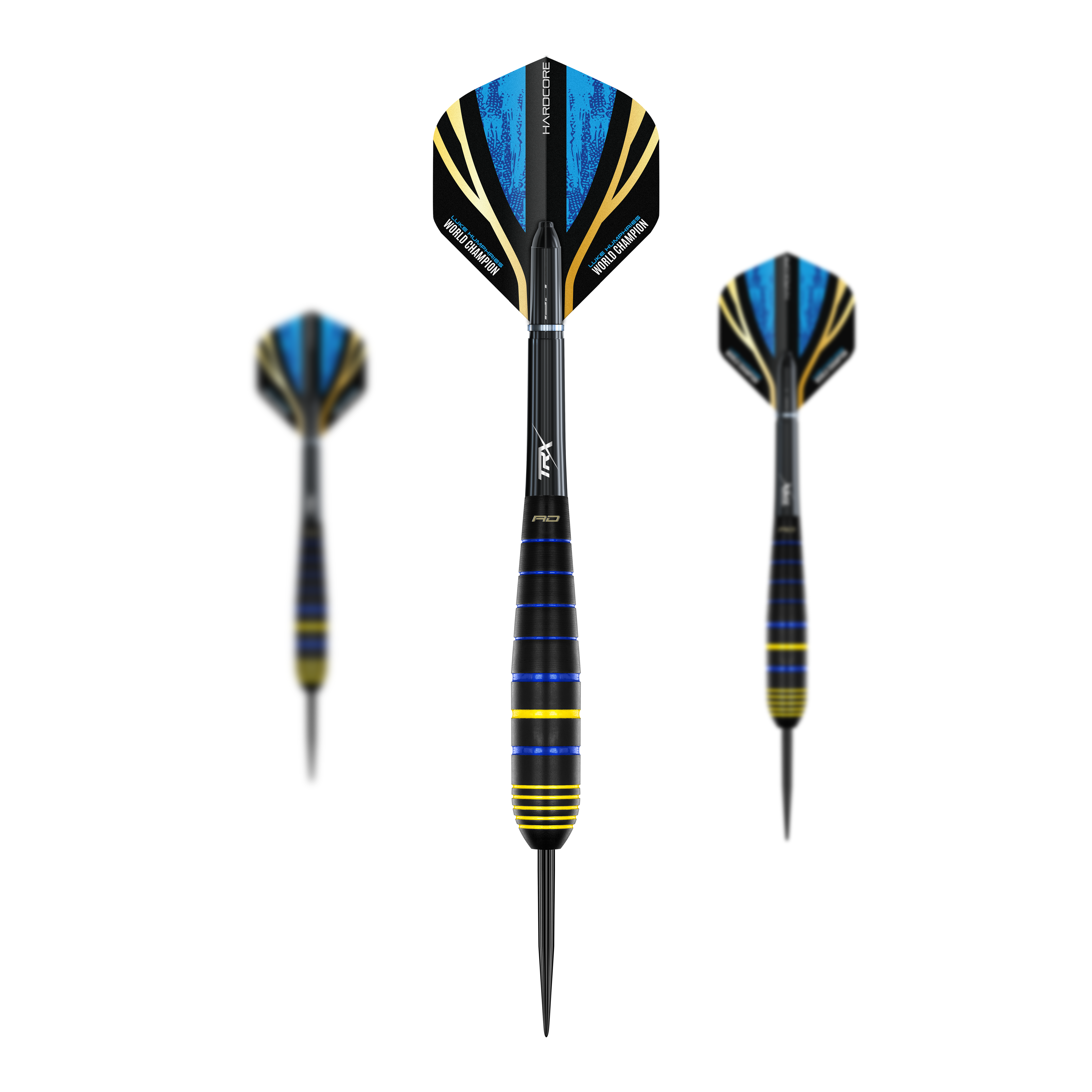 Dardos de acero de latón Red Dragon Luke Humphries, campeón mundial