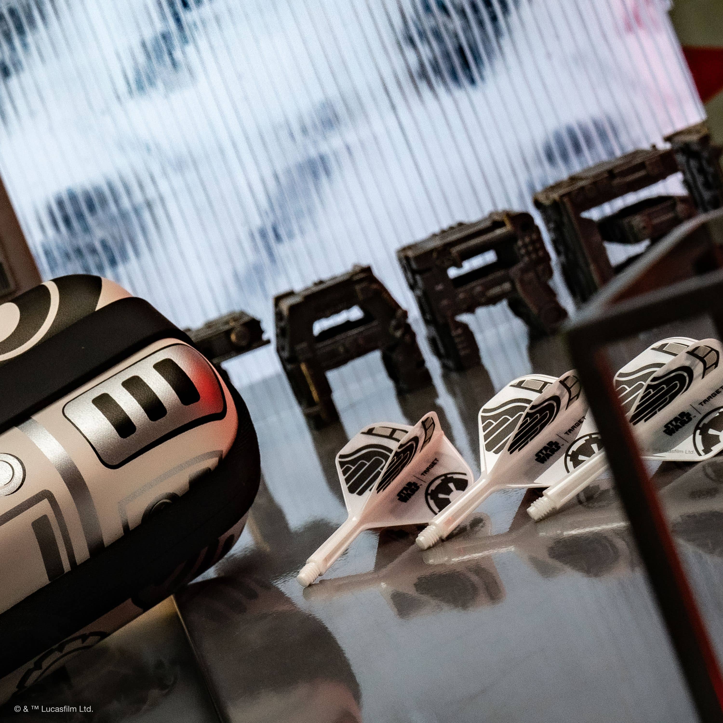 Target Star Wars K-Flex Stormtrooper No. 2 Vuelos Estándar Target Star Wars K-Flex Stormtrooper No6 Flights. Darts Flights mit Stormtrooper-Design aus der Star Wars Serie.