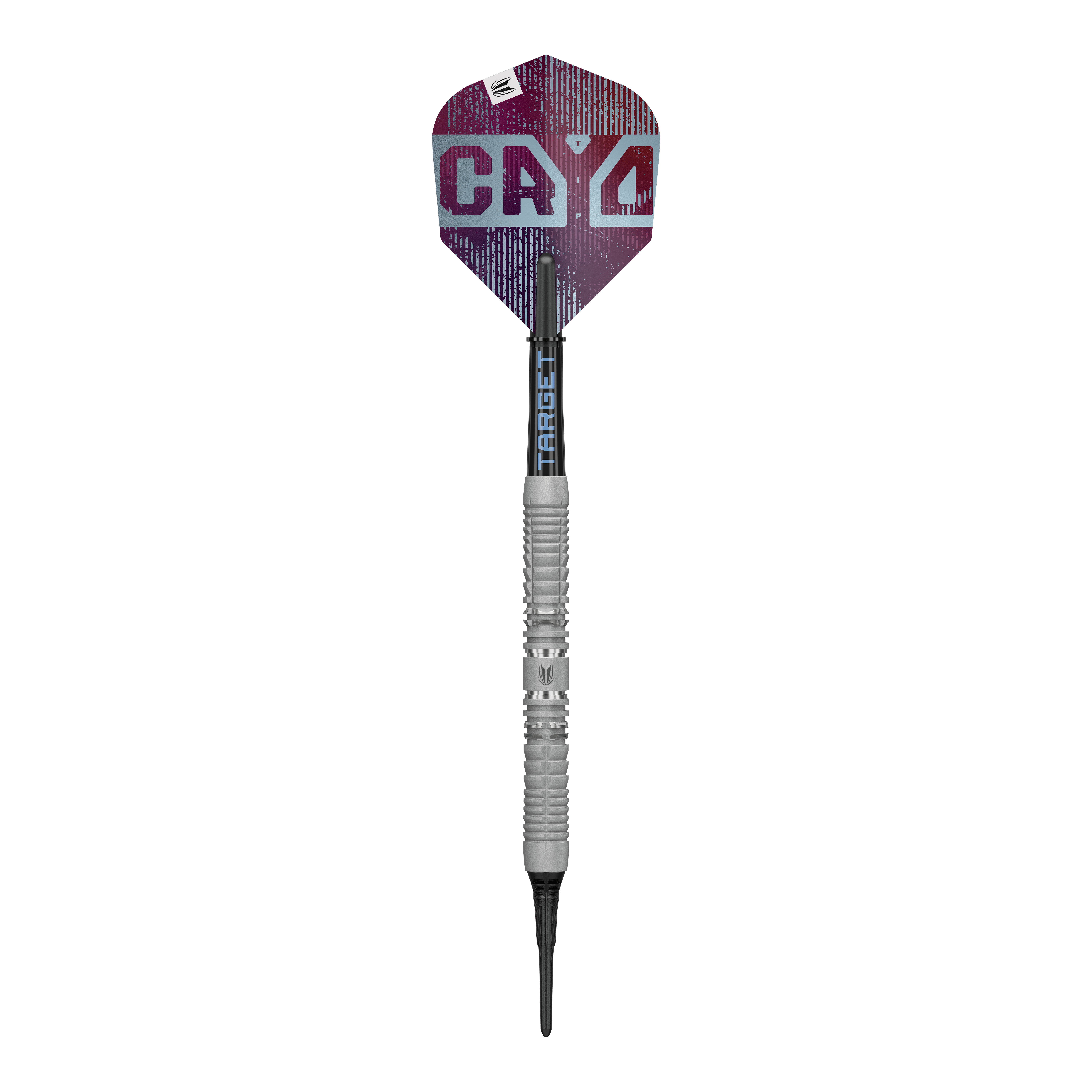 Abgebildet ist das Produkt Target Cryo 12 Softdarts. Die Softdarts sind detailliert dargestellt.