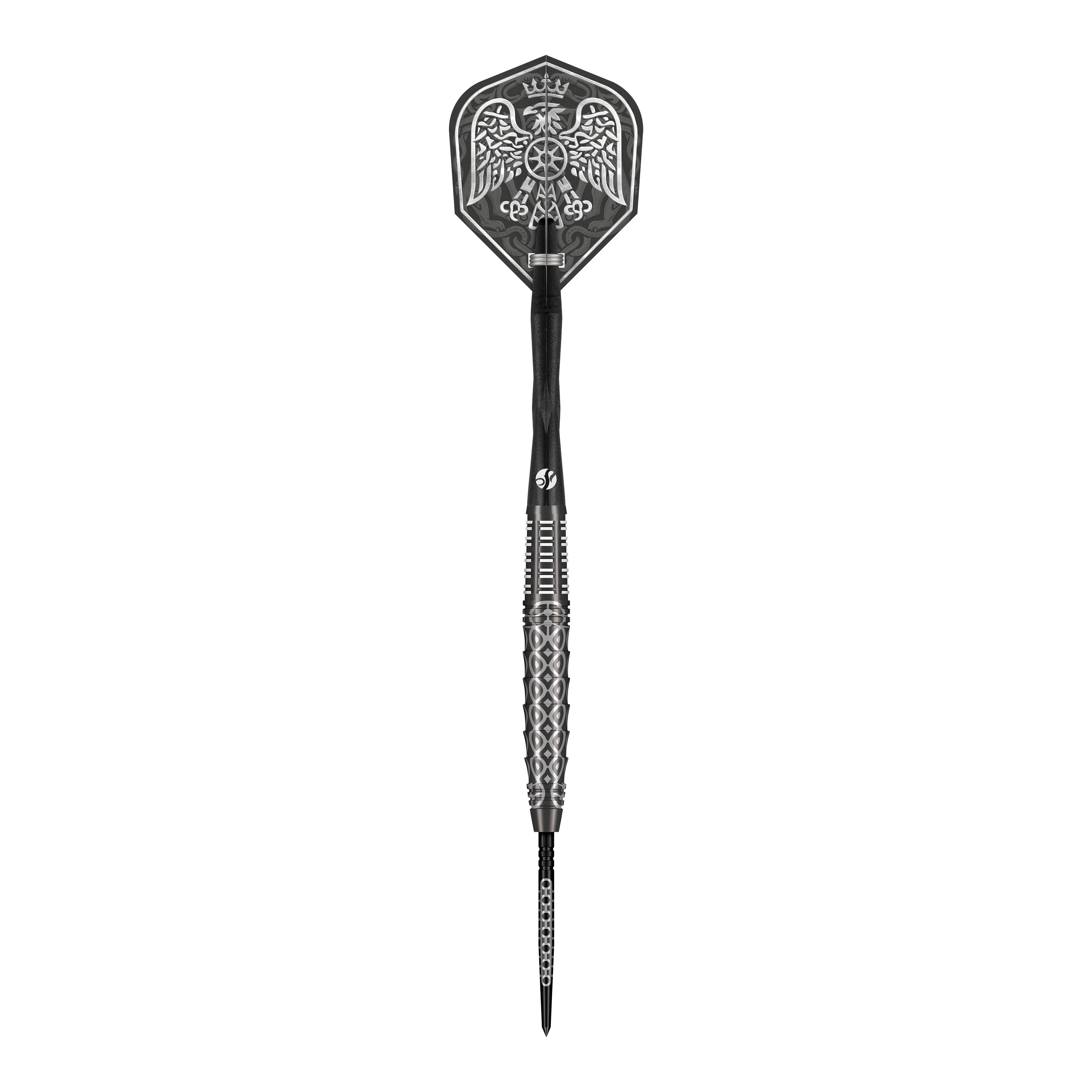 Dardos de acero Shot Goths Wulfaz Turbo Point - 23 g Hier ist ein weiteres Detailbild der Shot Goths Wulfaz Turbo Point Steeldarts - 23g. Das Bild hebt die Qualität und das Material hervor.