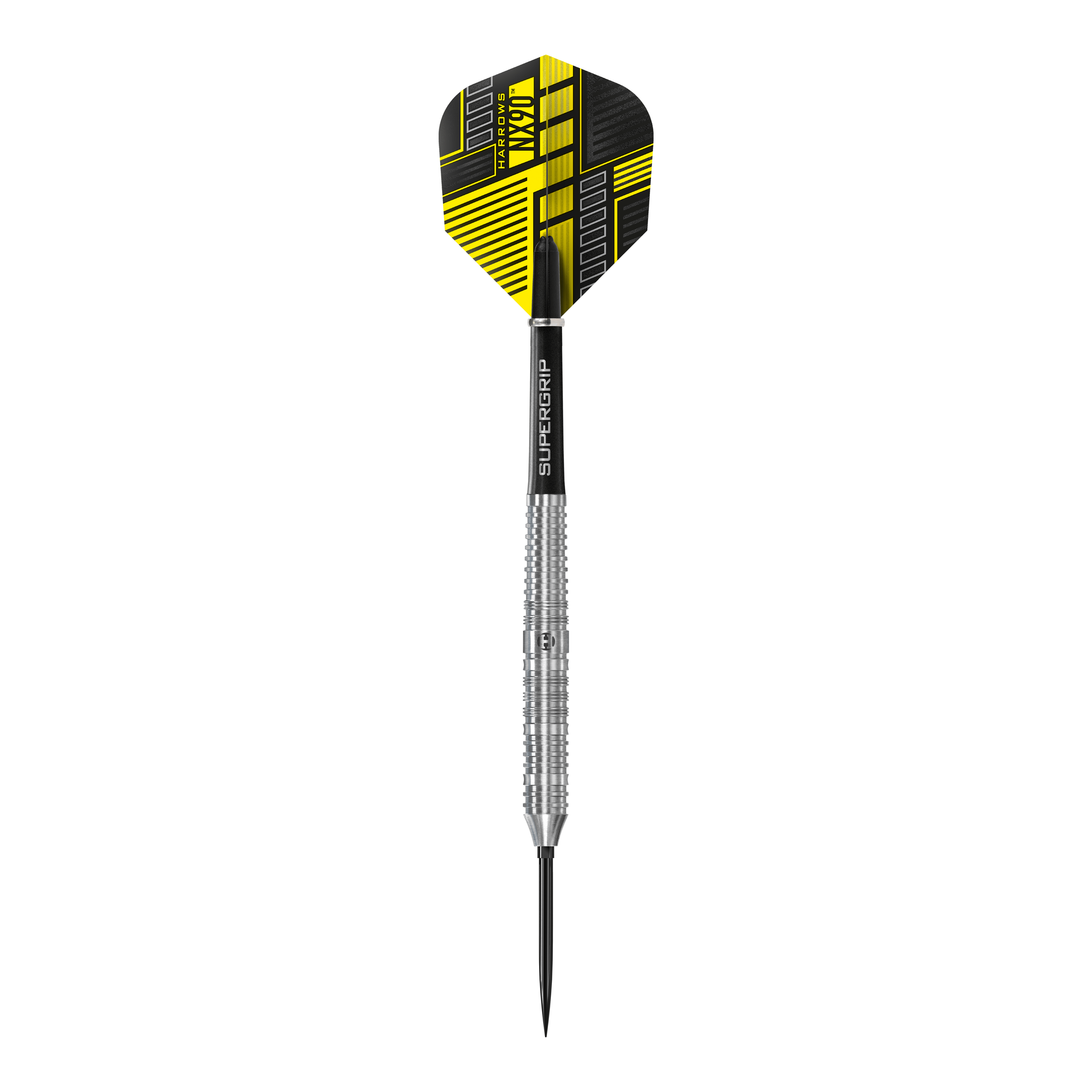 Dardos de acero de punta rápida paralela Harrows NX90 Abgebildet sind die Harrows NX90 Parallel Quick Point Steeldarts. Die Darts haben ein modernes Design und sind speziell für Präzision entwickelt.