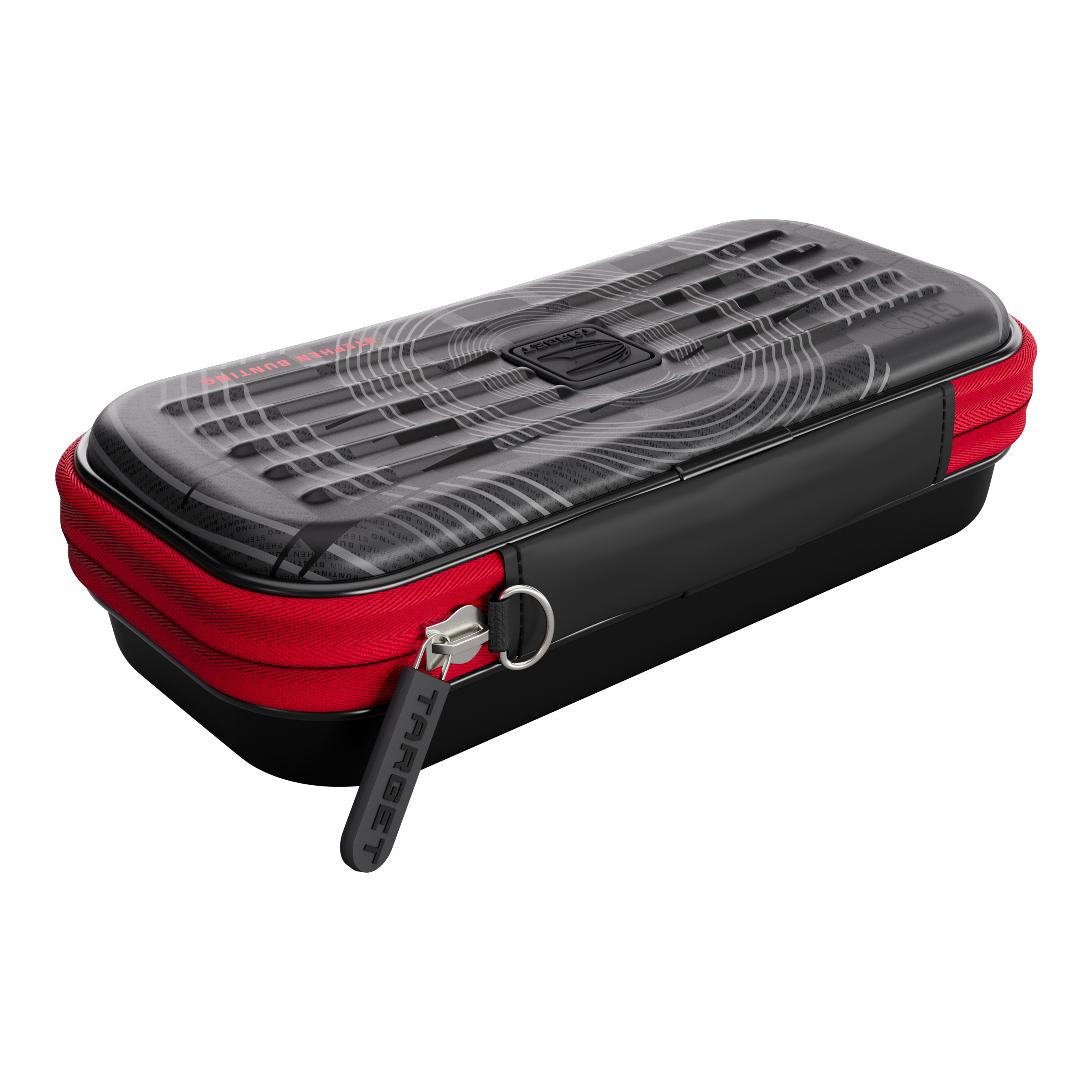 Estuche para dardos Takoma Ghost Series de Stephen Bunting Auf dem Bild ist das Takoma Ghost Series Stephen Bunting Dartcase abgebildet. Das Produkt ist ein elegantes Dartcase aus der Ghost Series.