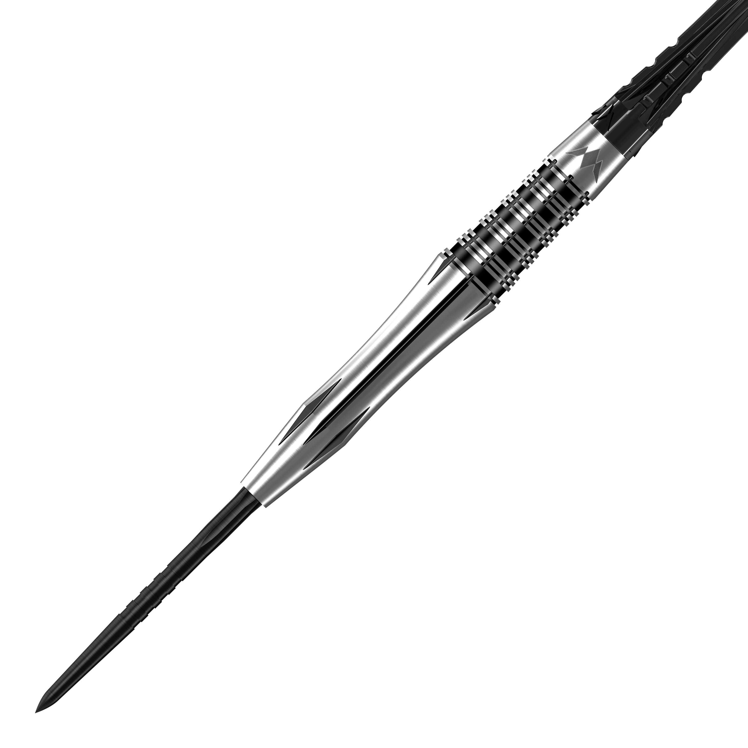 Das Bild zeigt die Mission Katana Steeldarts. Es handelt sich um hochwertige Dartpfeile für präzises Spielen.
