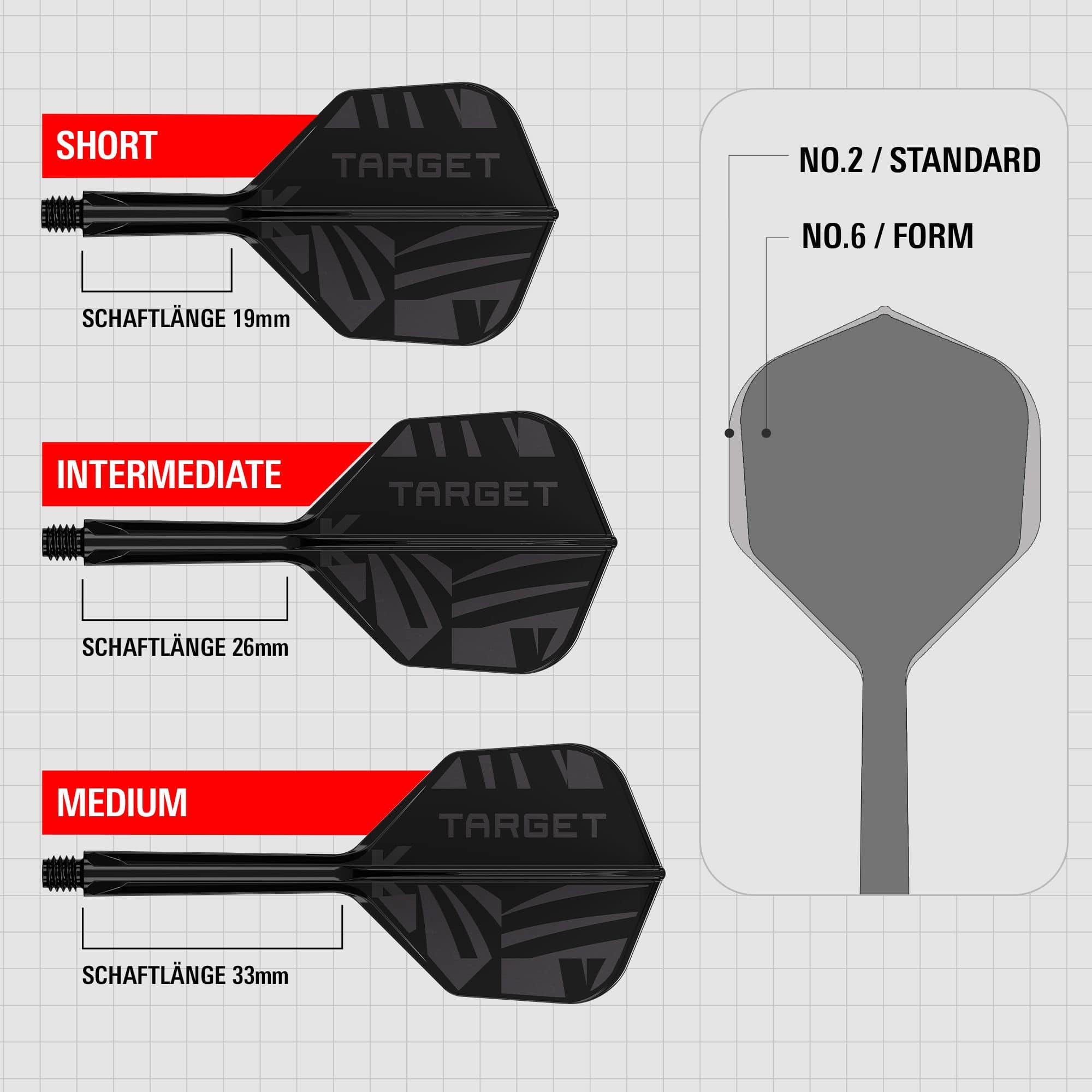 Vuelos Target K-Flex negros n.° 6